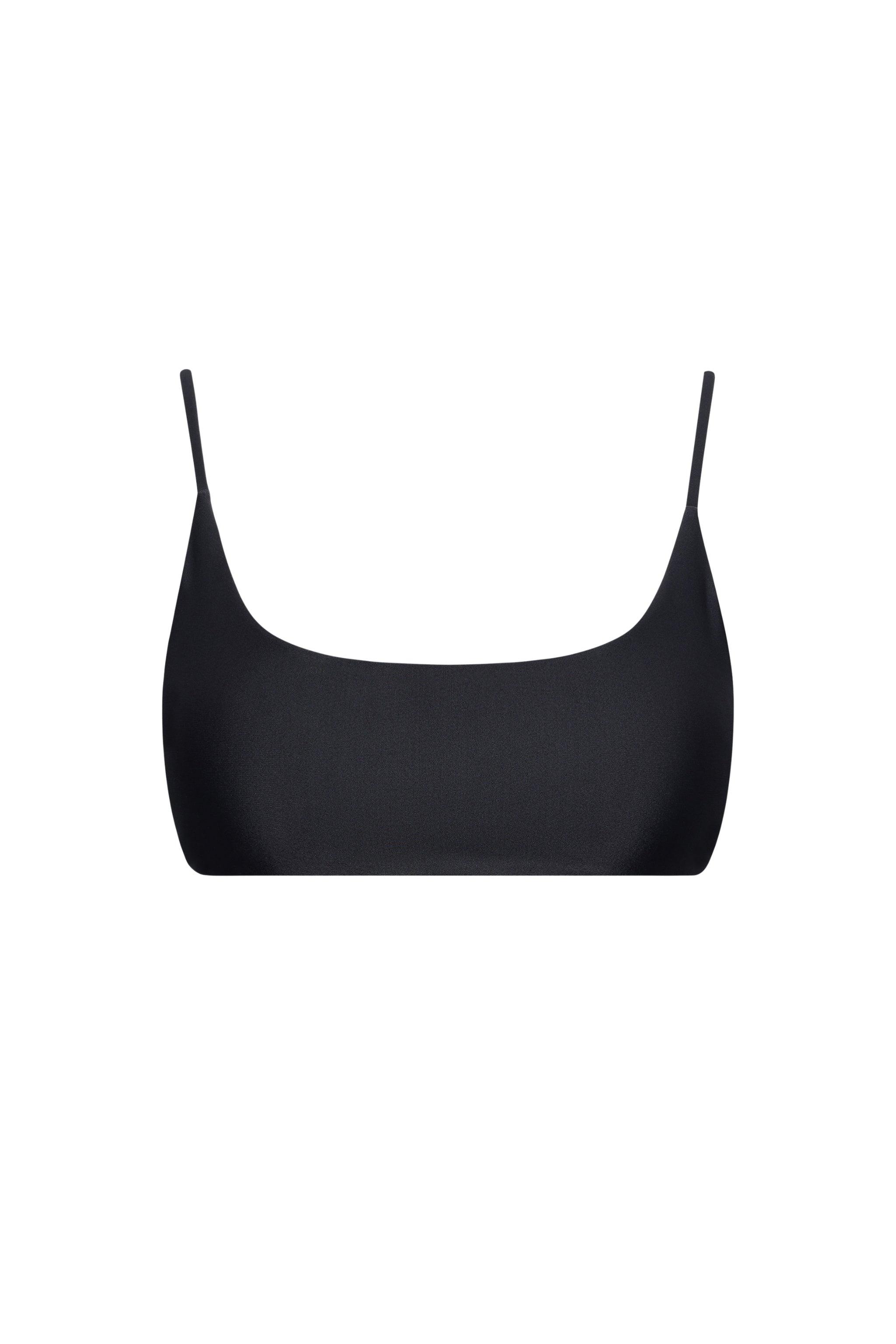 Malibu Bralette Bikini Top (Black)