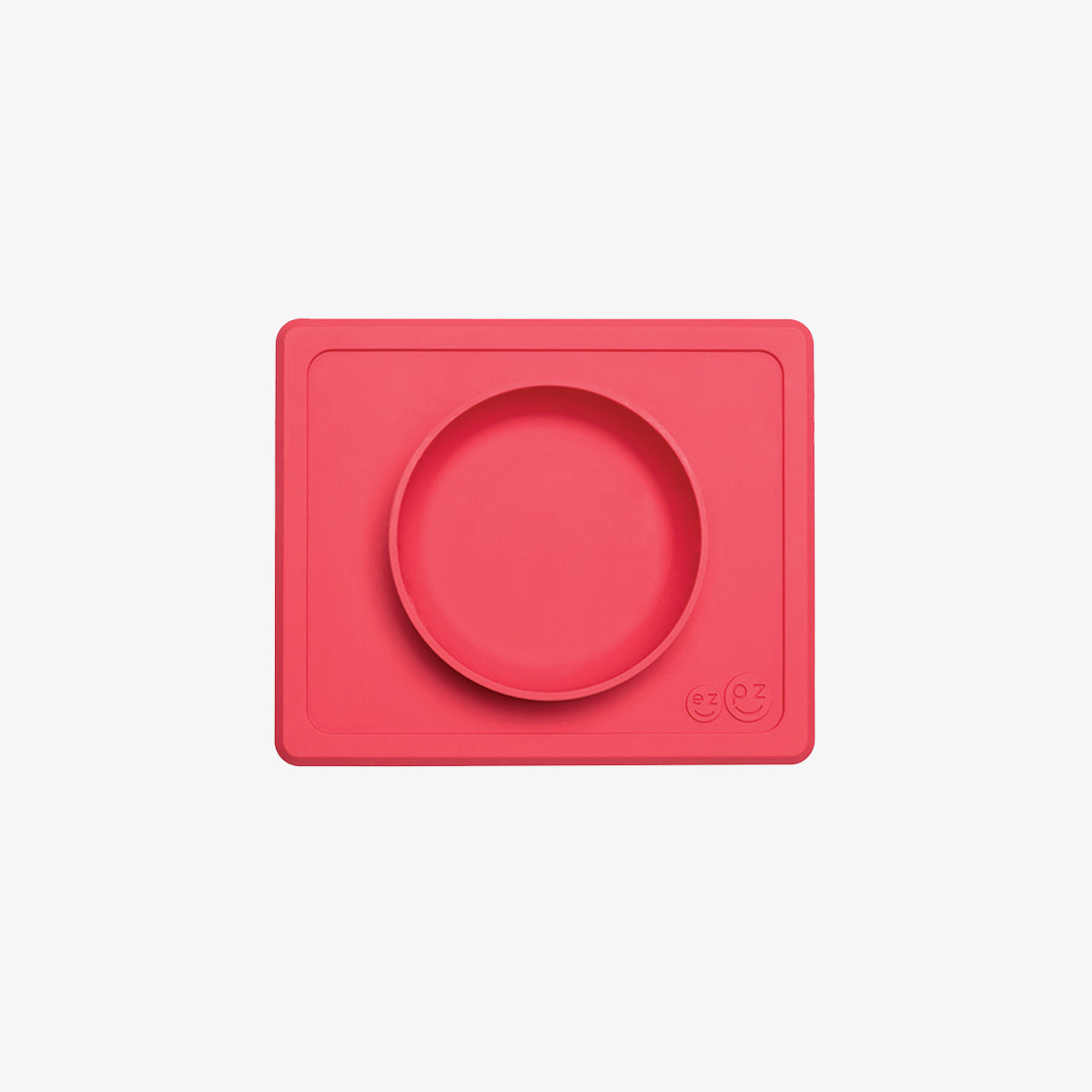 Mini Bowl in Coral by ezpz / The Original All-In-One Silicone Plates & Placemats that Stick to the Table #color_coral