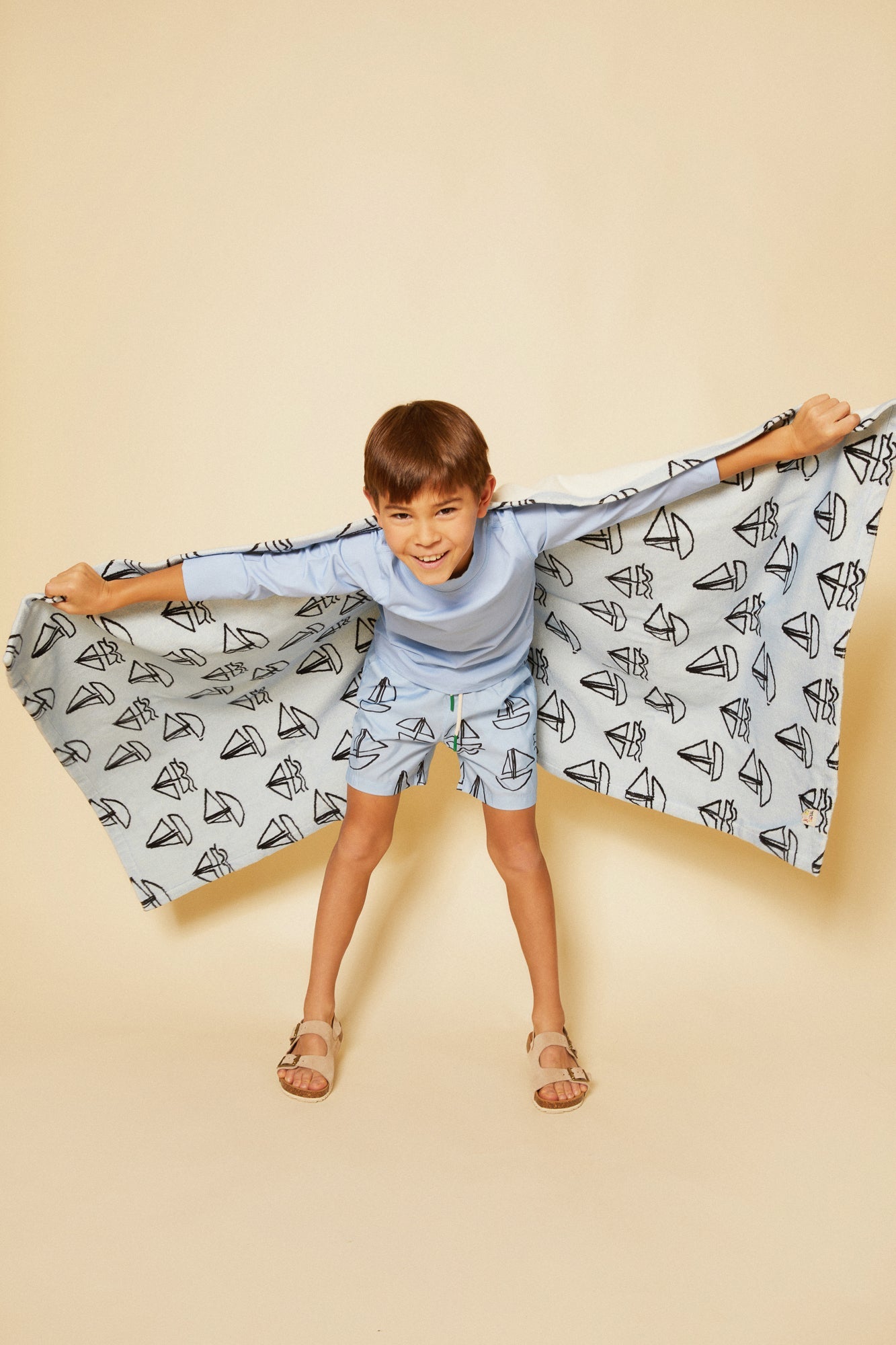 Placid Blue Kid Rashguard