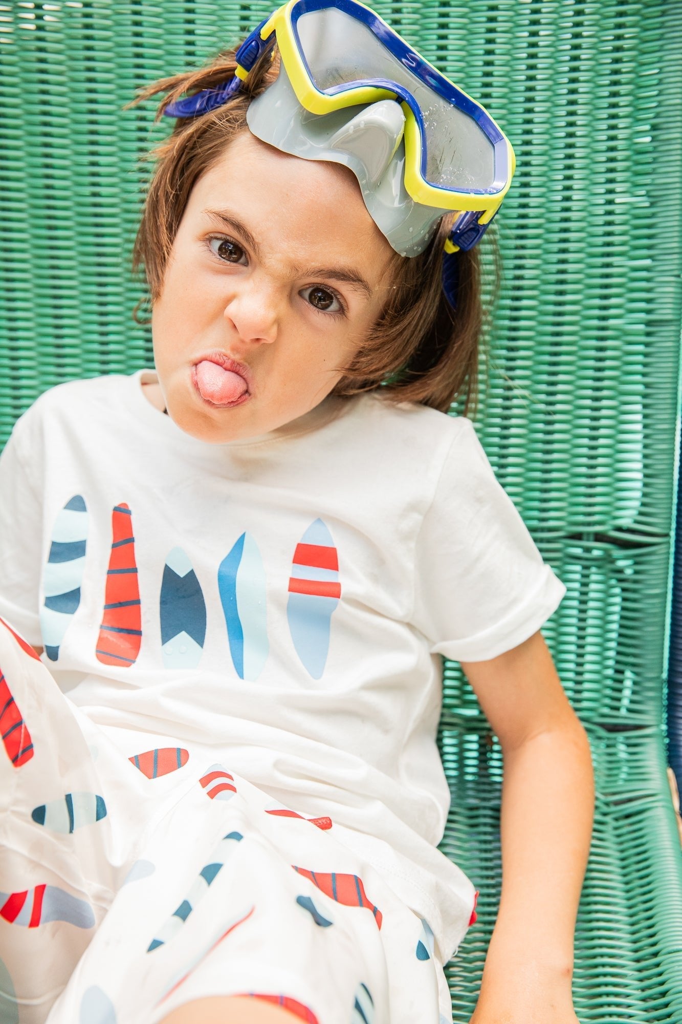 Surfboards Kid Swim Trunk