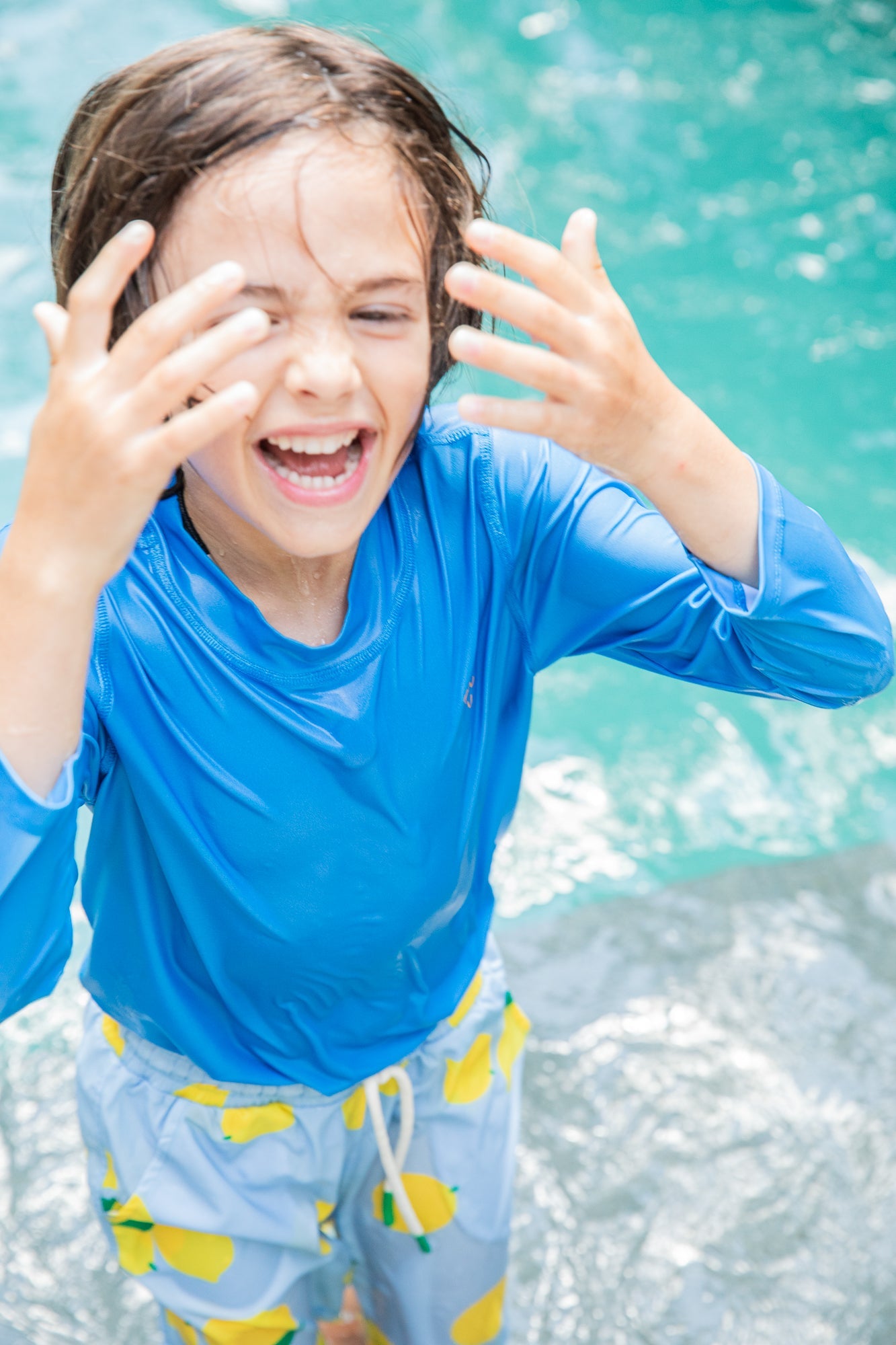 French Blue Kid Rashguard (2-10Y)