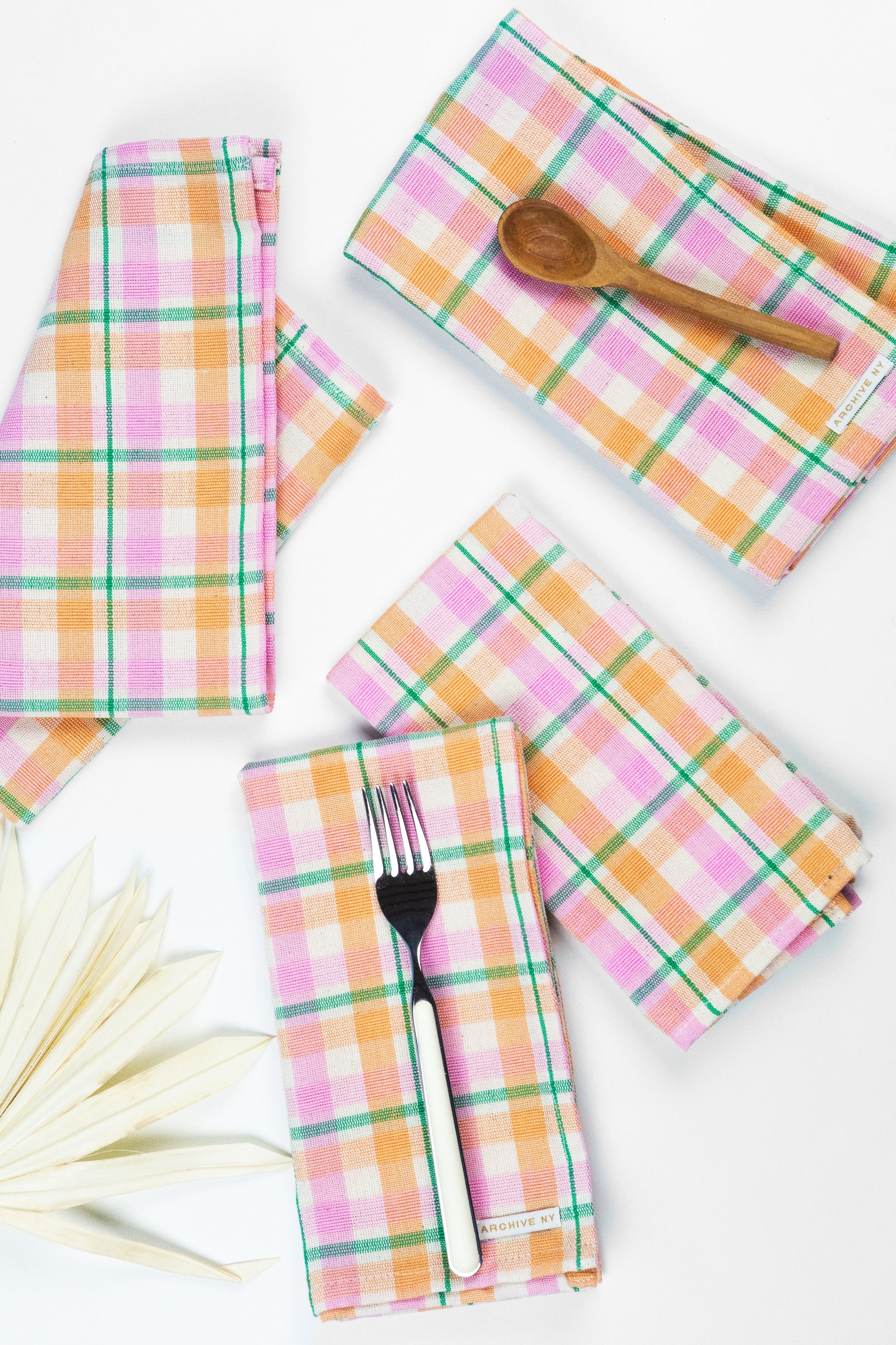Marguerite Plaid Dinner Napkin