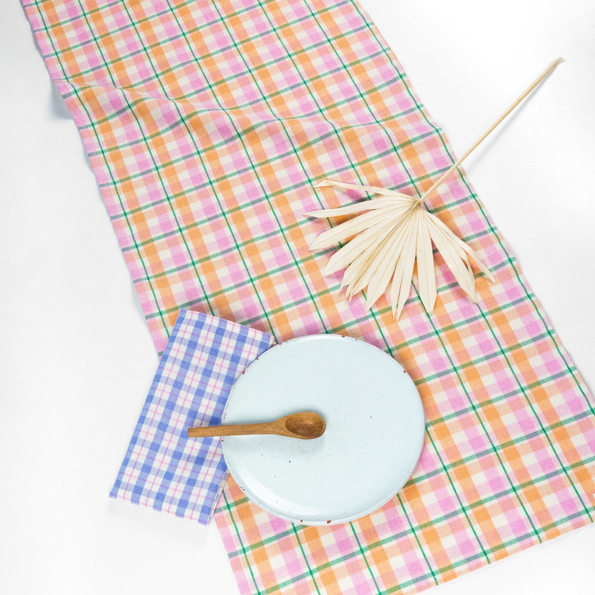 Marguerite Plaid Runner