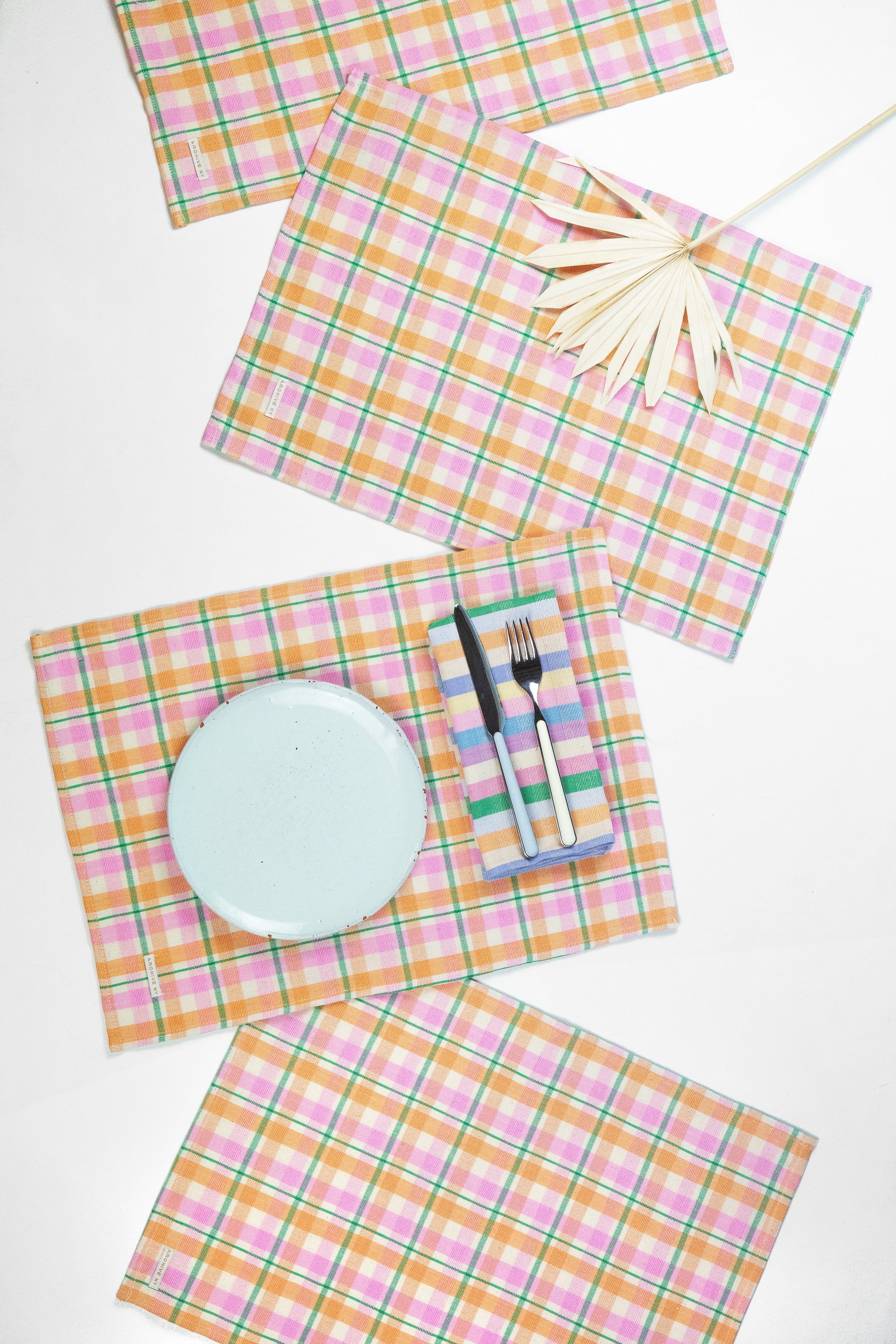 Marguerite Plaid Placemat