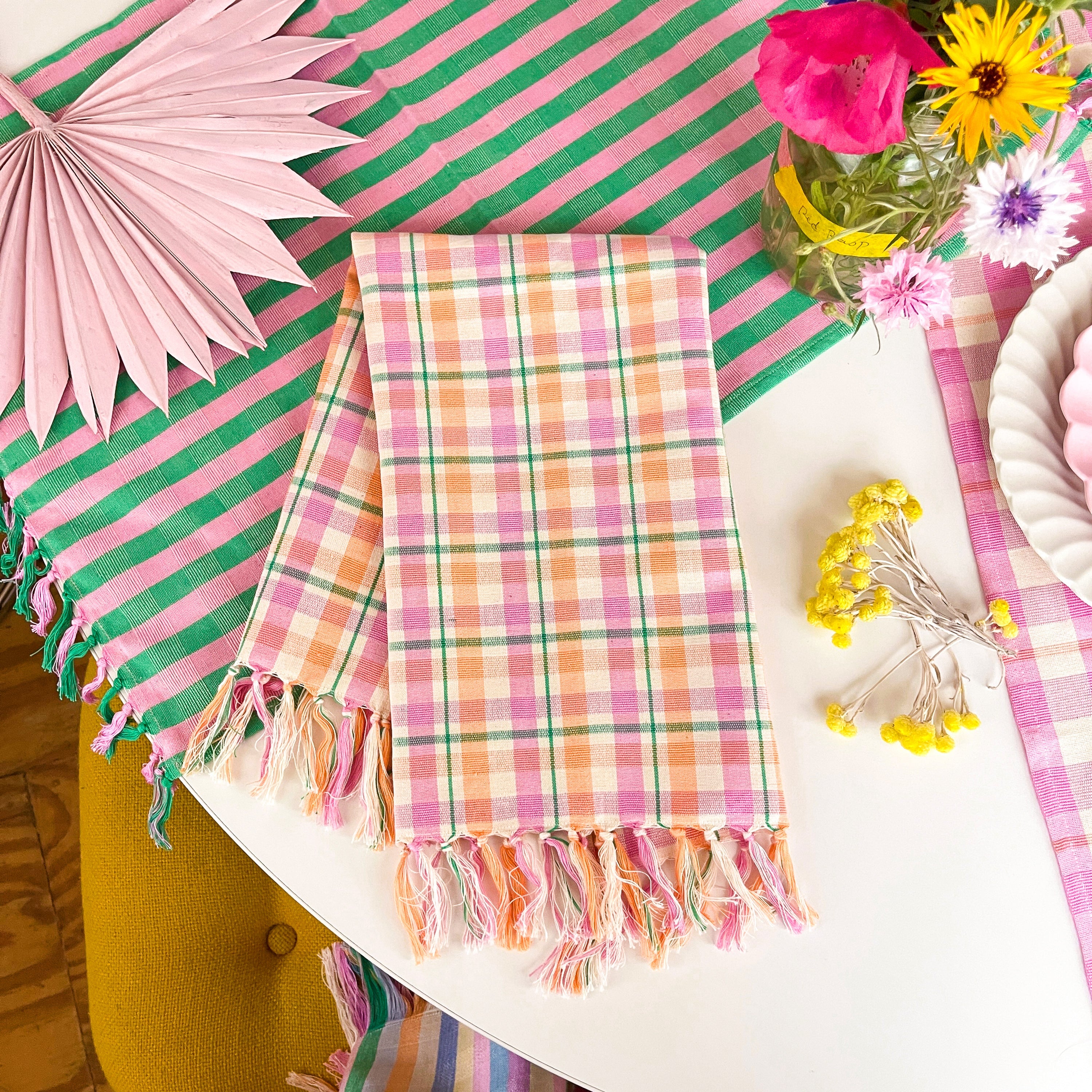 Kitchen Towel (Marguerite Plaid)