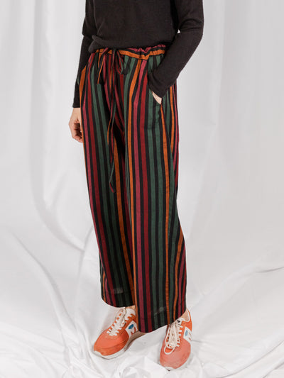 Emmy Drawstring Pant (Sunset Stripe)