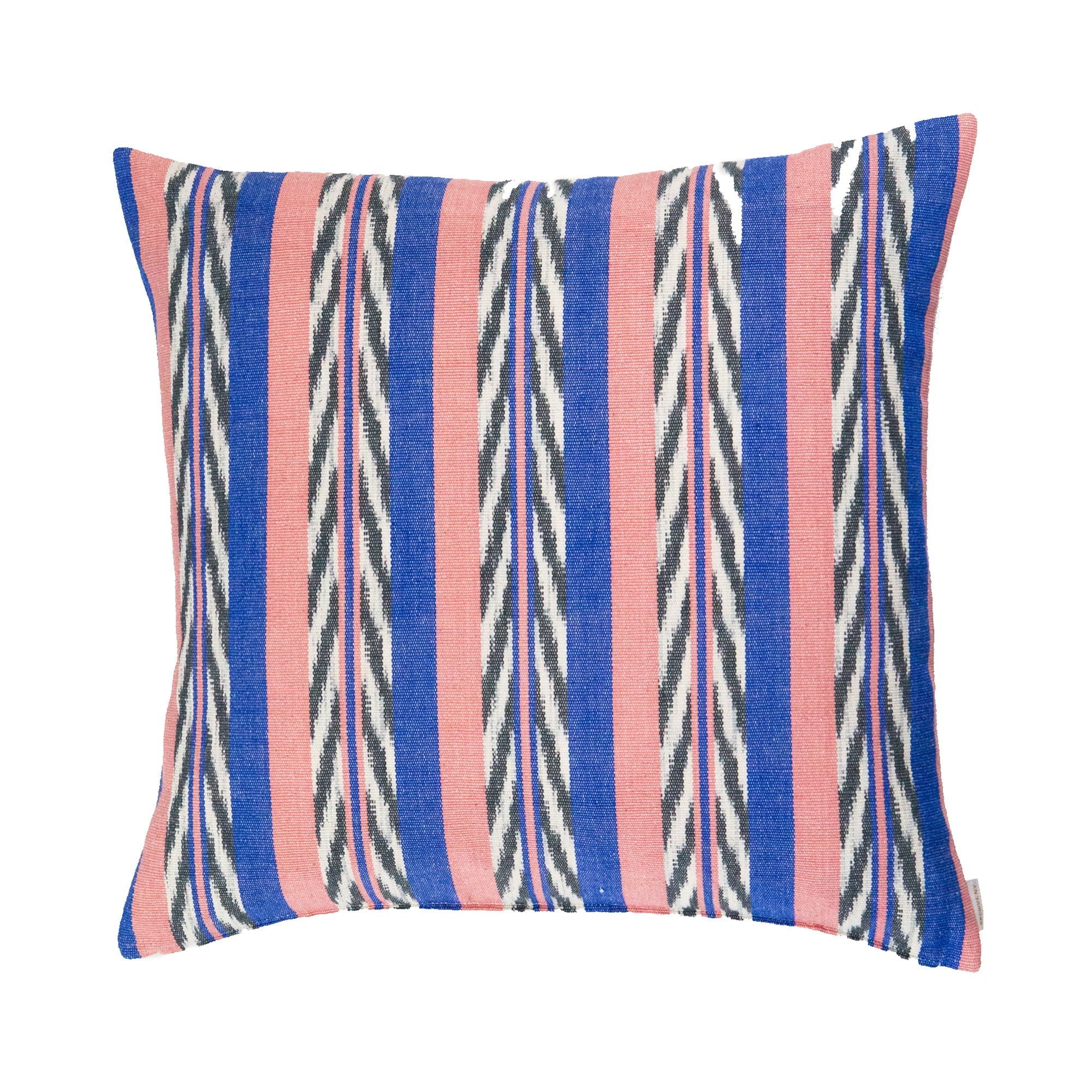 Maya Jaspe Blue & Coral Pillow