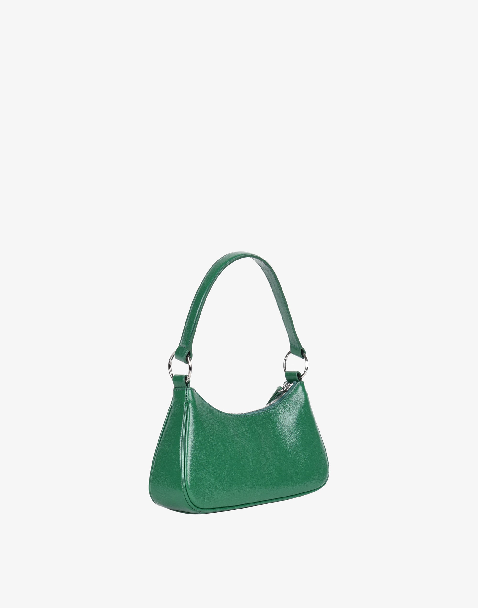 Luxe Mini Shoulder Bag (Glazed Green)