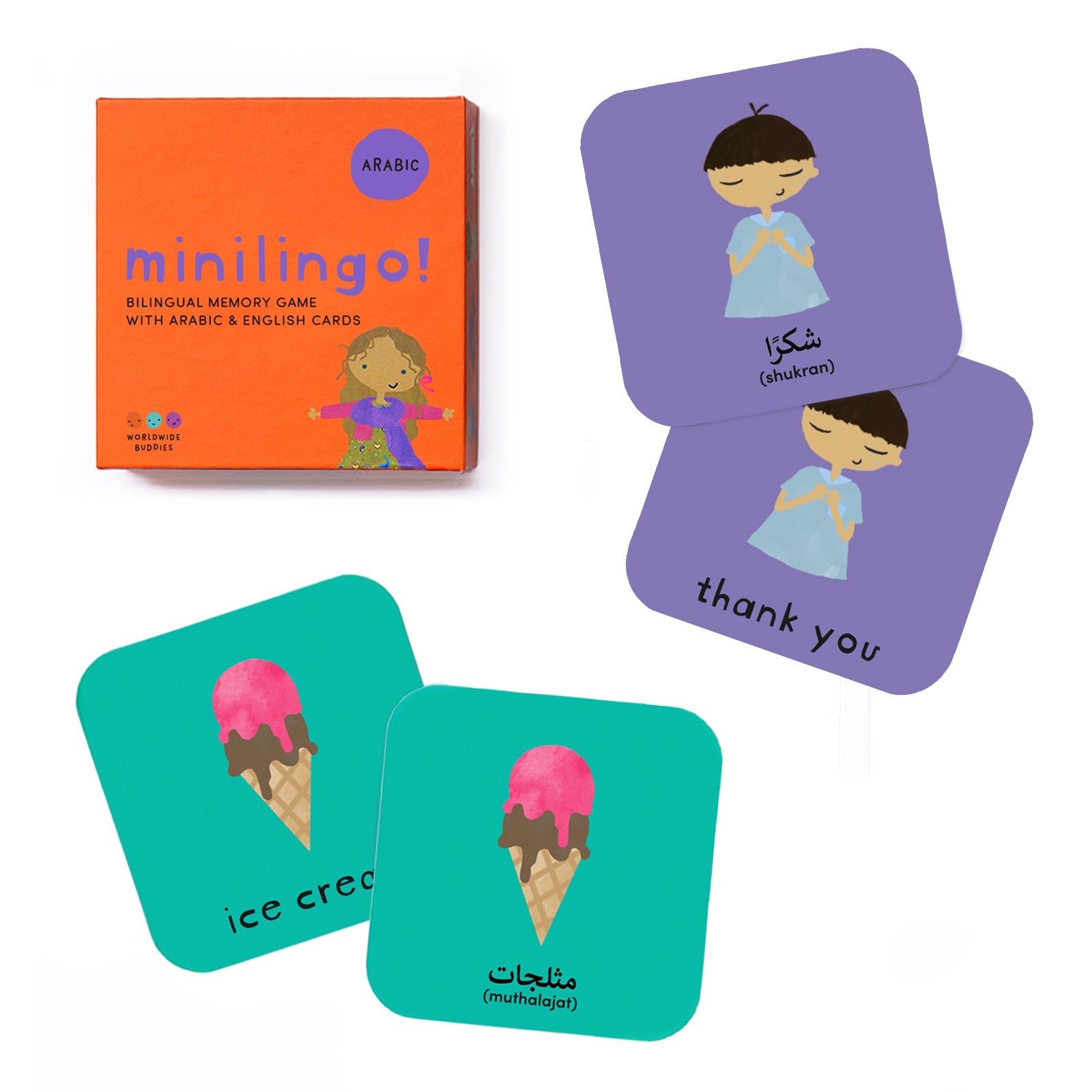 Minilingo Flashcards (English/Arabic)