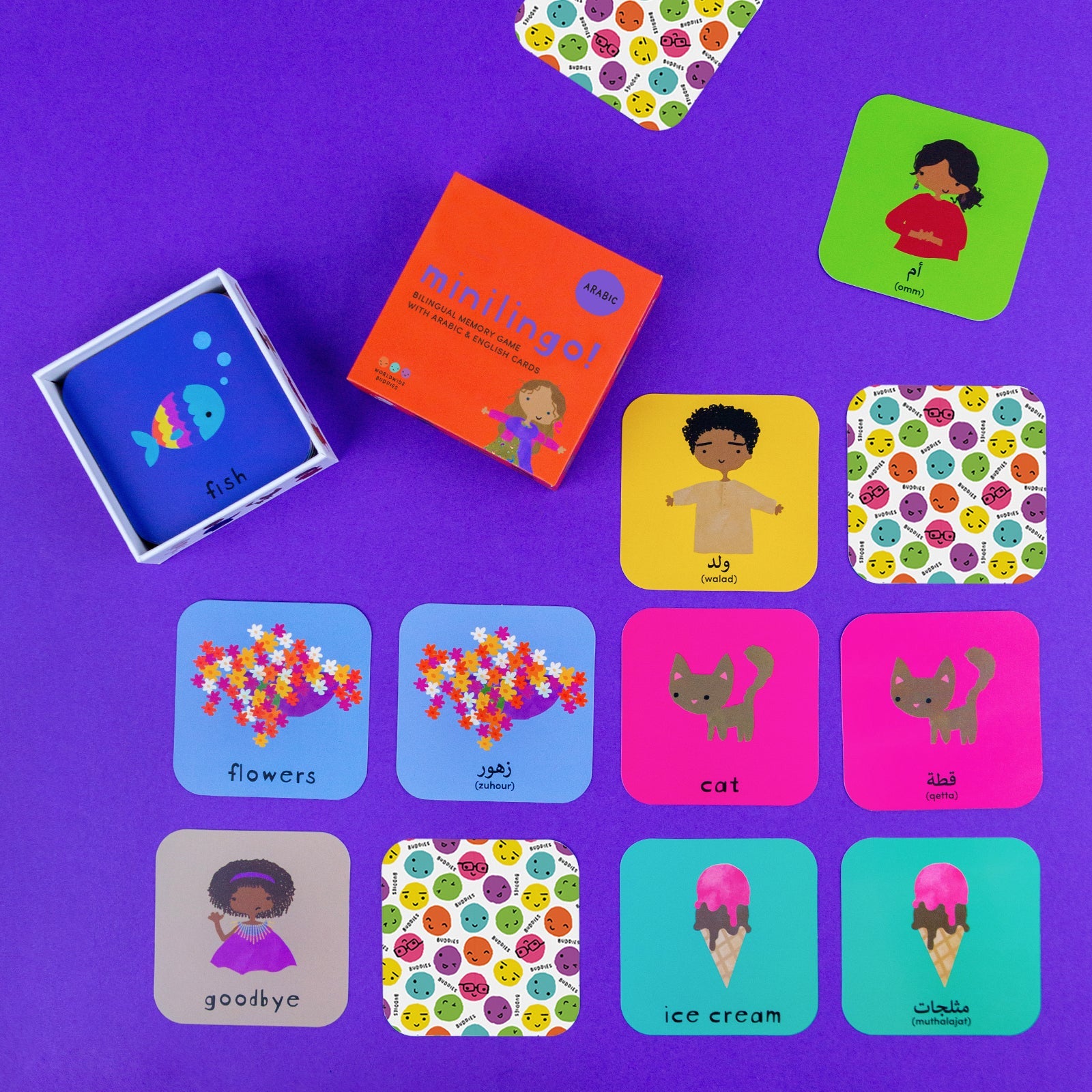 Minilingo Flashcards (English/Arabic)