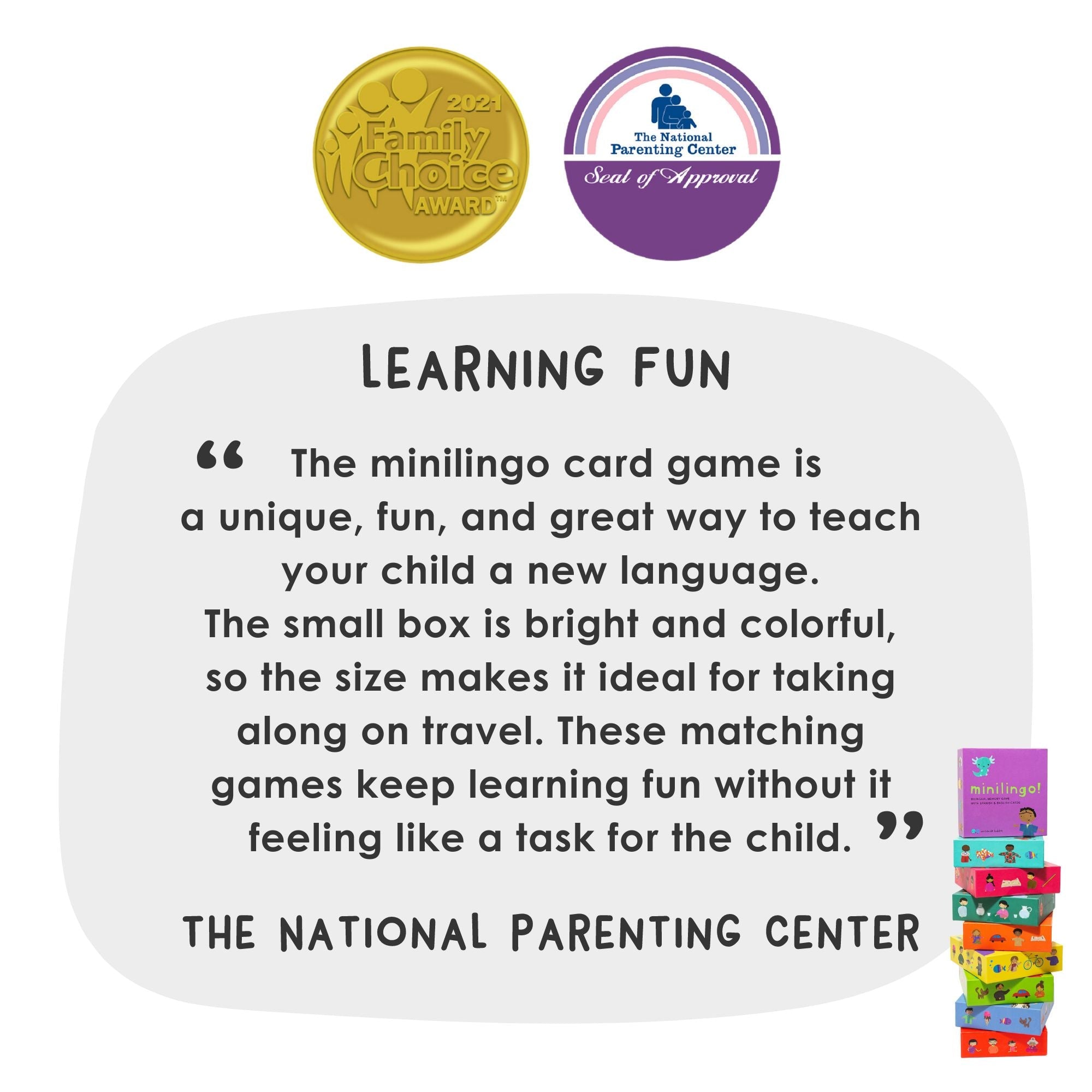 Minilingo Flashcards (English/French)