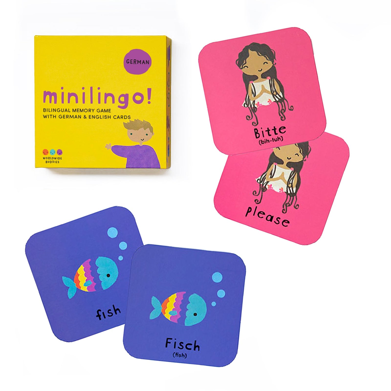 Minilingo Flashcards (English/German)