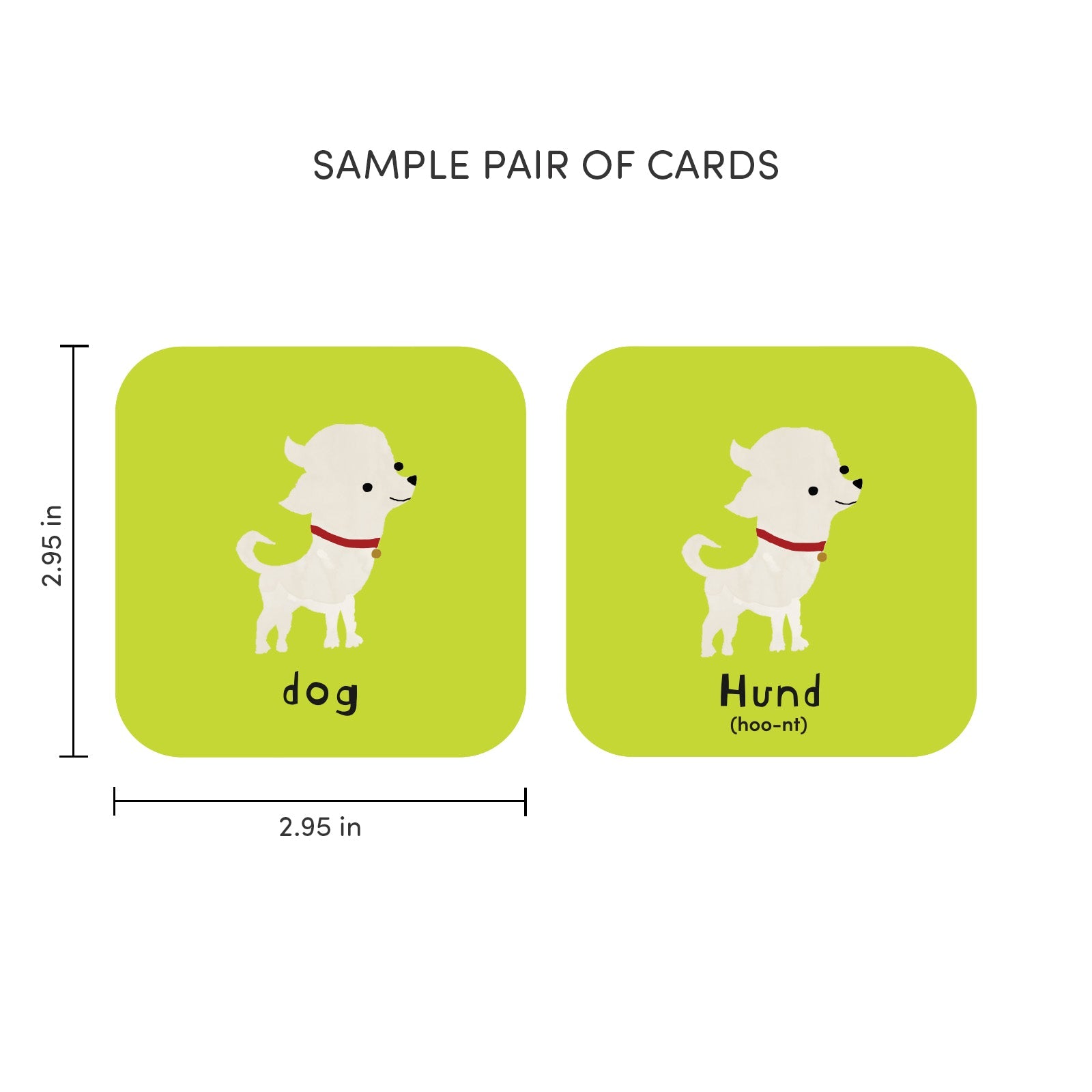 Minilingo Flashcards (English/German)