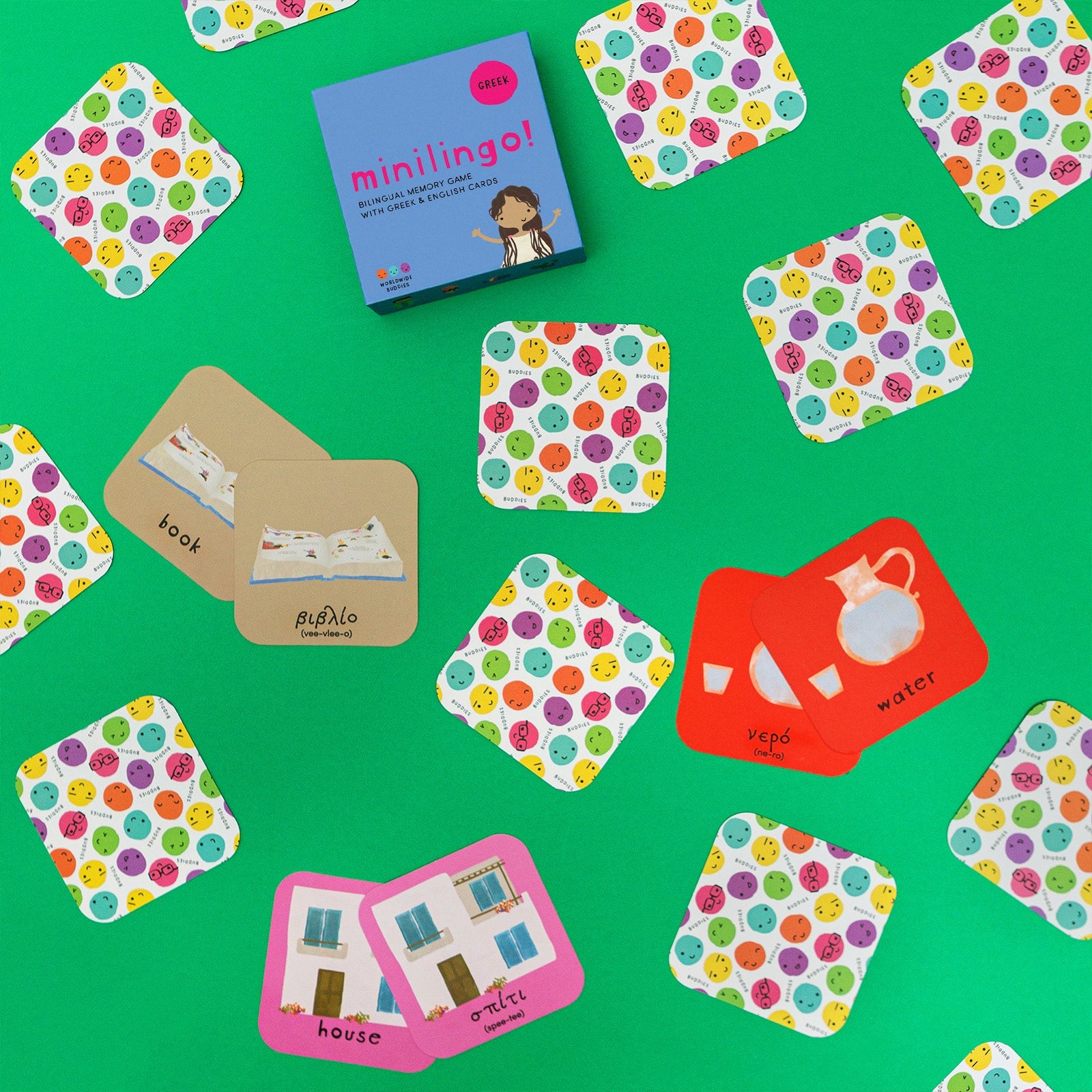 Minilingo Flashcards (English/Greek)