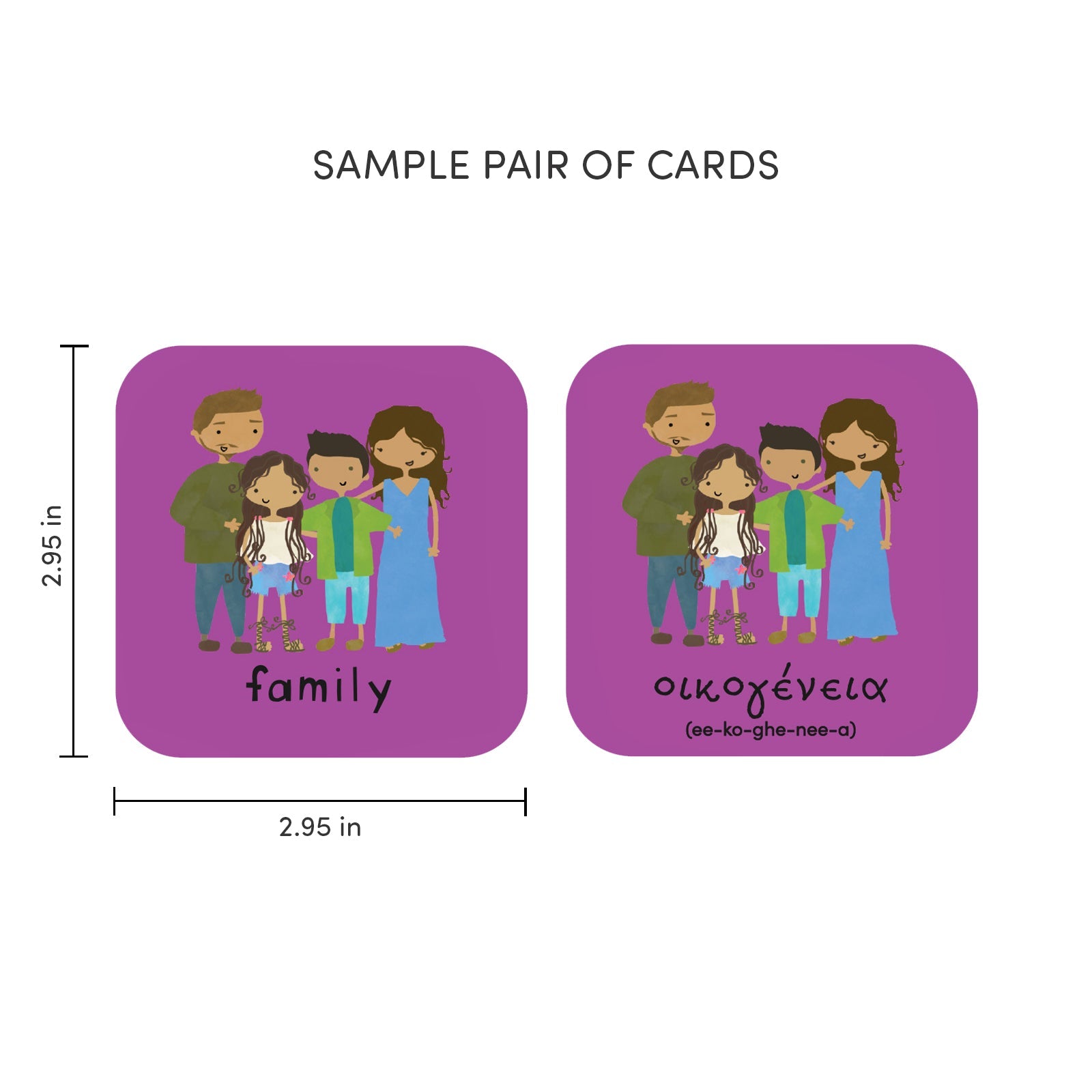 Minilingo Flashcards (English/Greek)