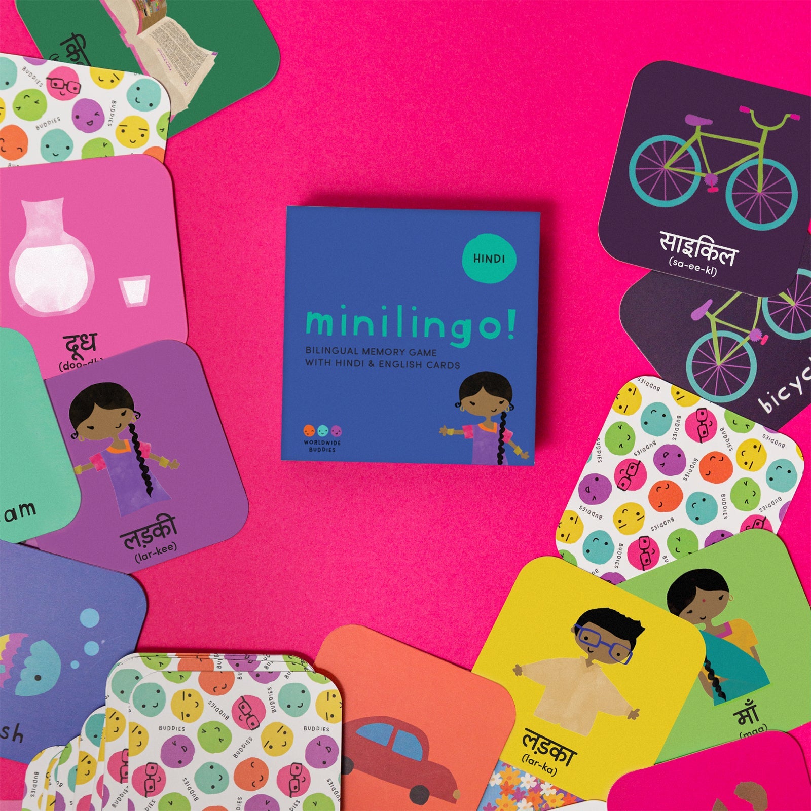 Minilingo Flashcards (English/Hindi)