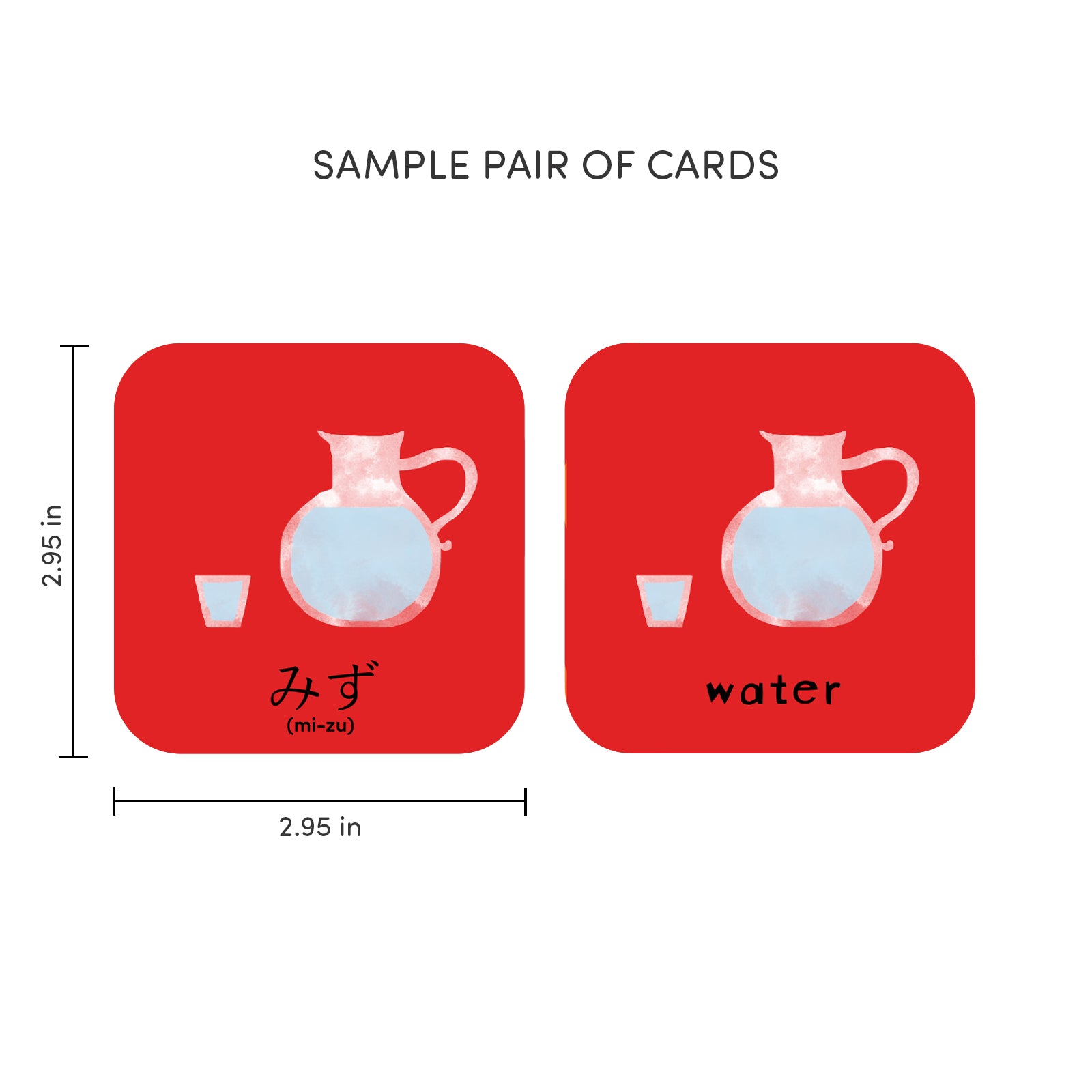 Minilingo Flashcards (English/Japanese)