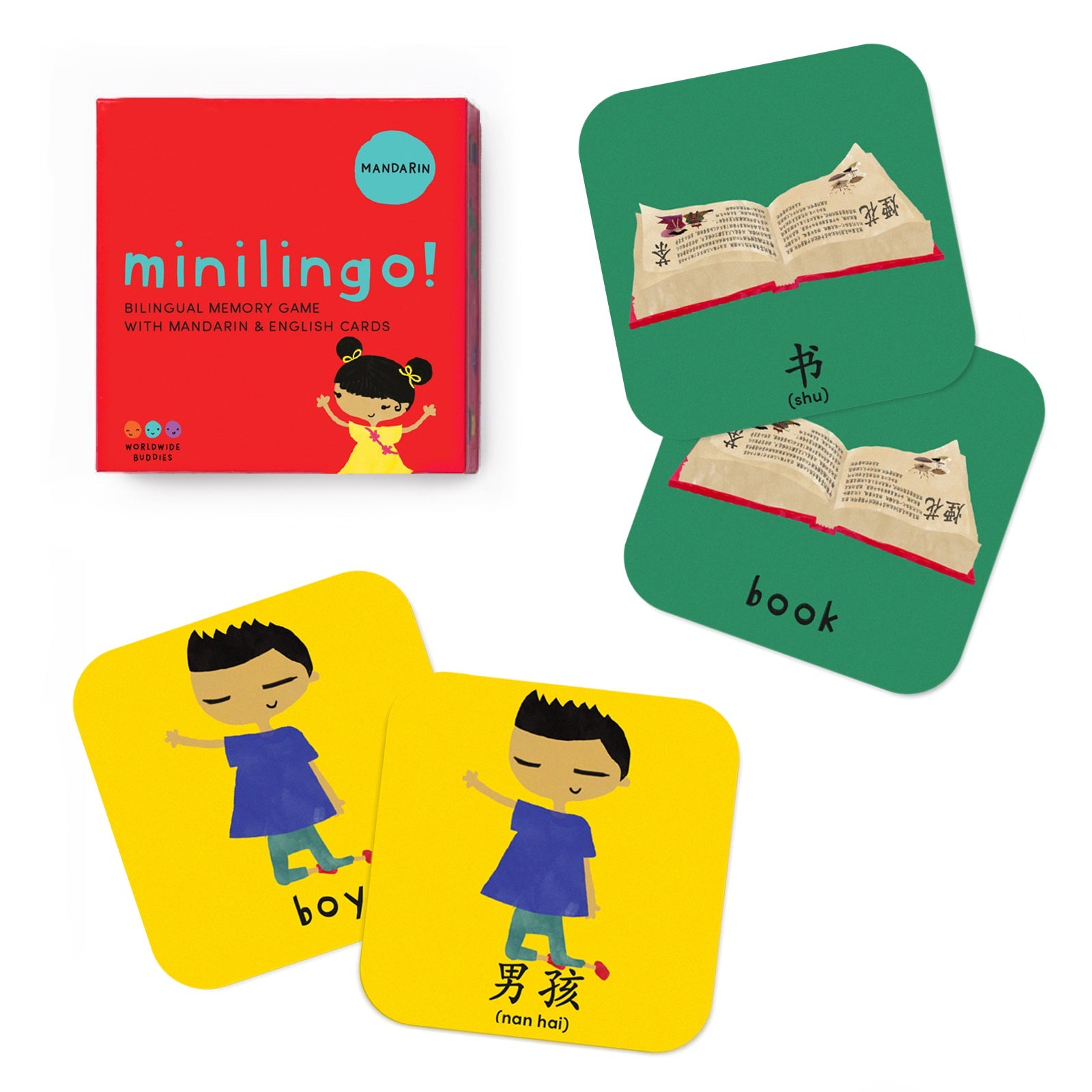 Minilingo Flashcards (English/Mandarin)