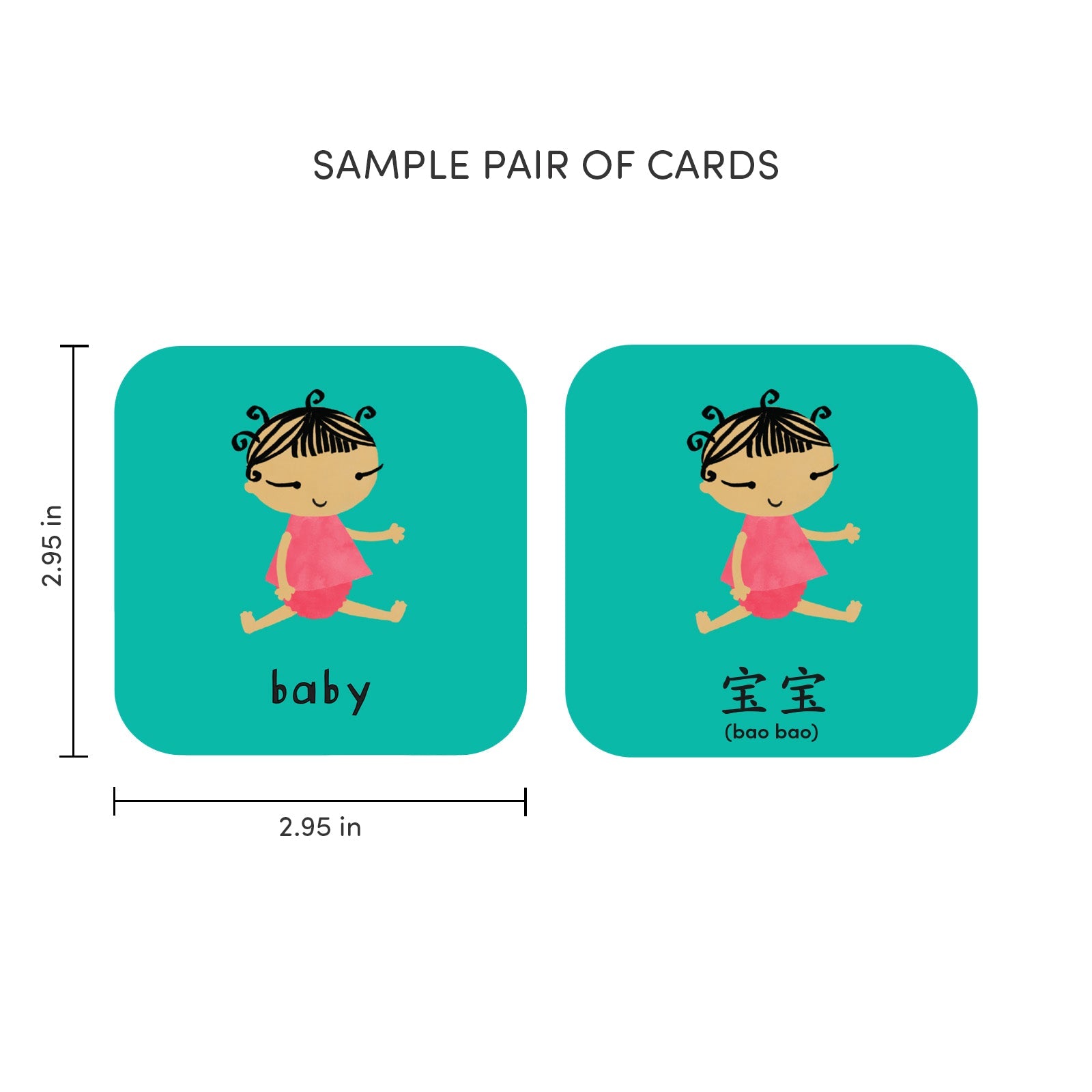 Minilingo Flashcards (English/Mandarin)