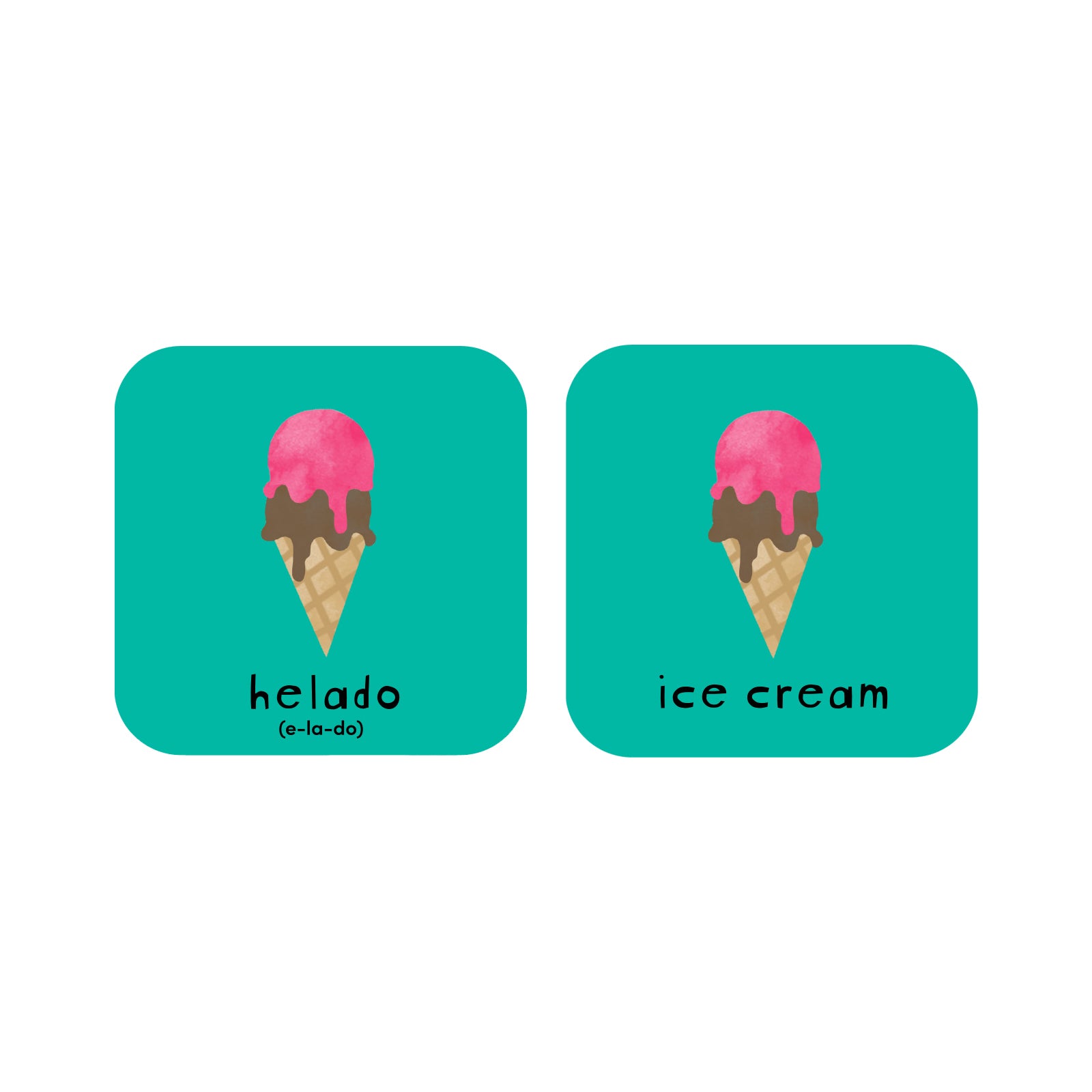 Minilingo Flashcards (English/Spanish)