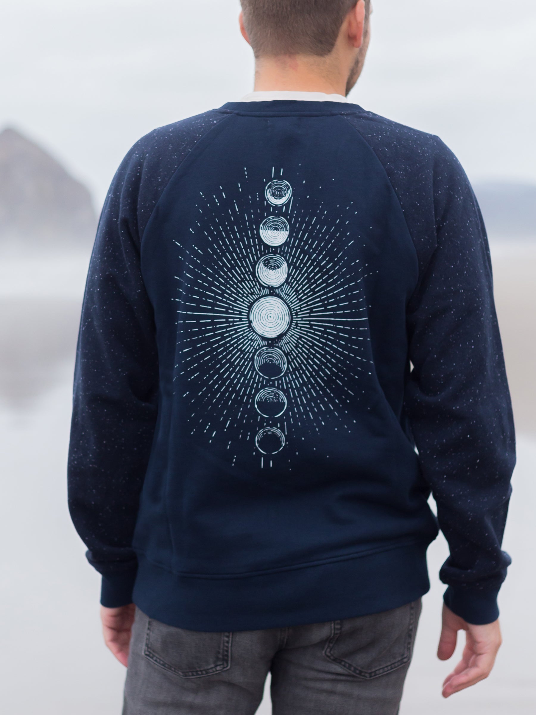 Moonshine Raglan Pullover, a Organic Sweatshirt by Happy Earth Apparel