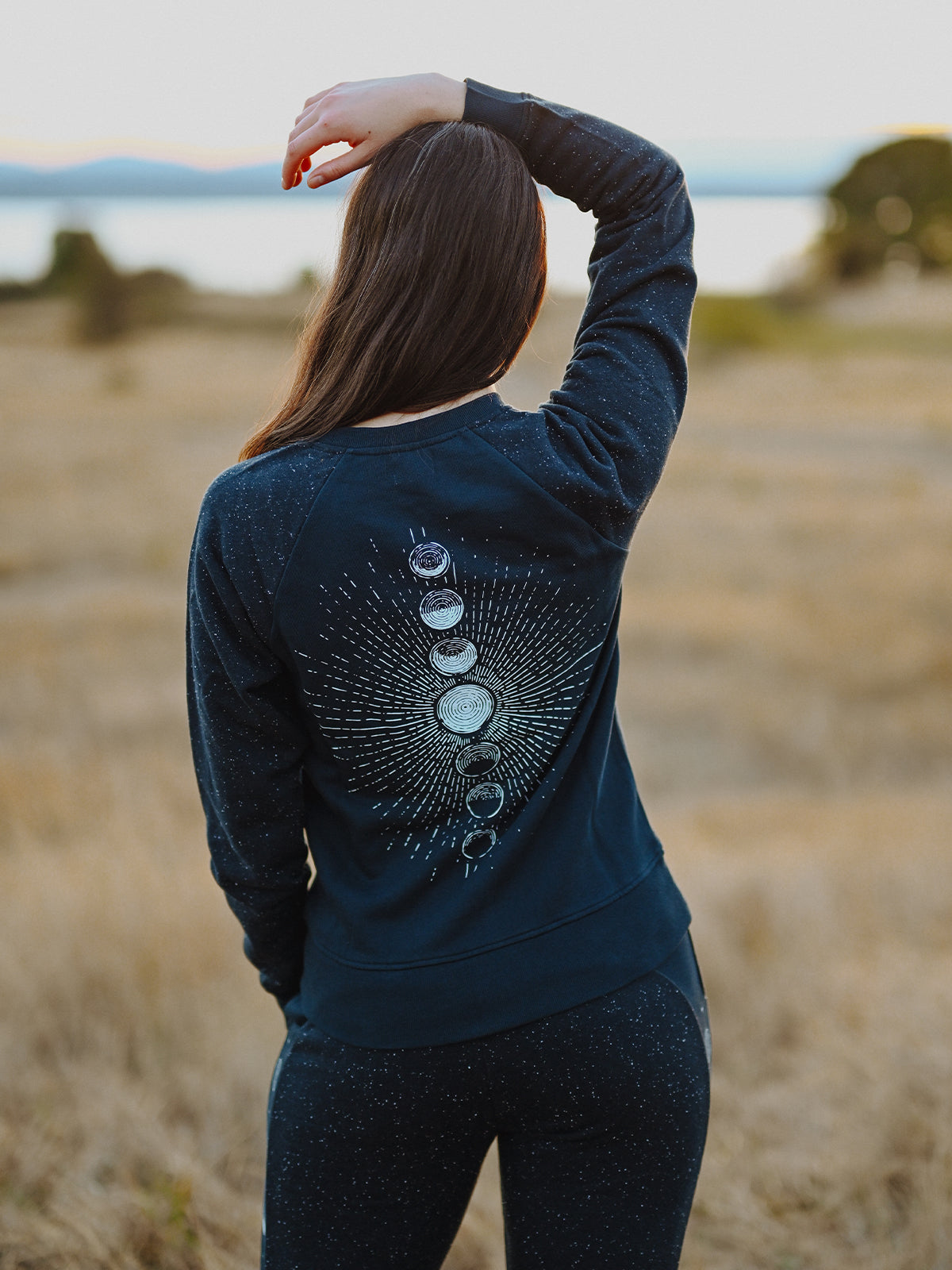 Moonshine Raglan Pullover, a Organic Sweatshirt by Happy Earth Apparel