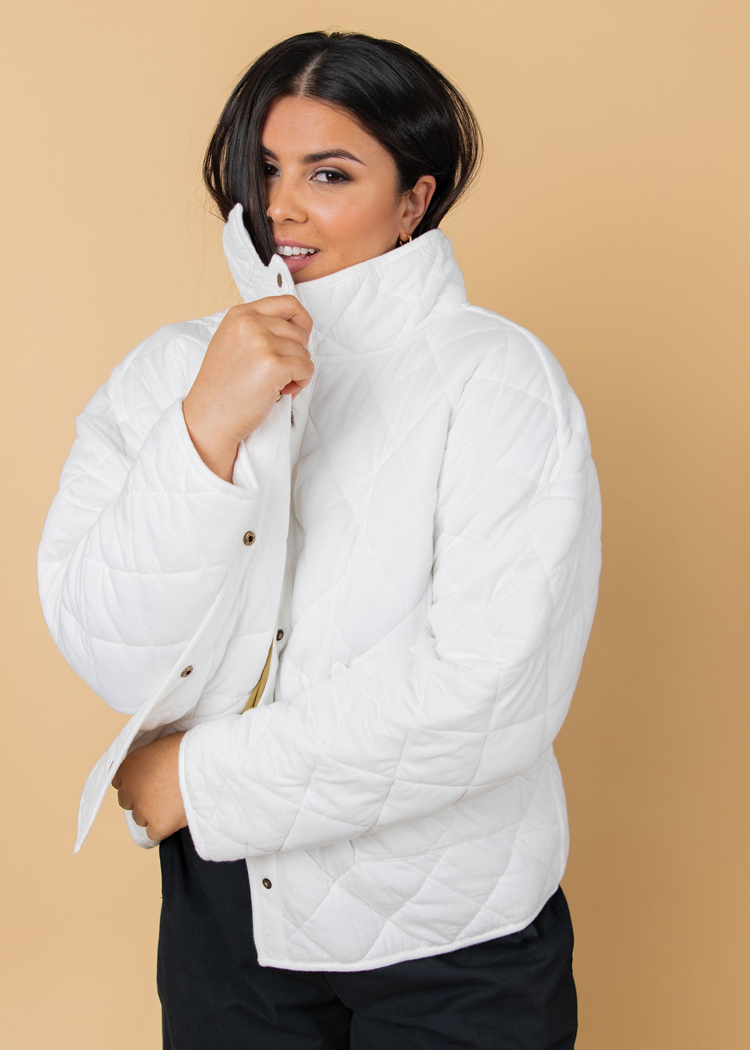 Countryside Quilted Jacket - Natural