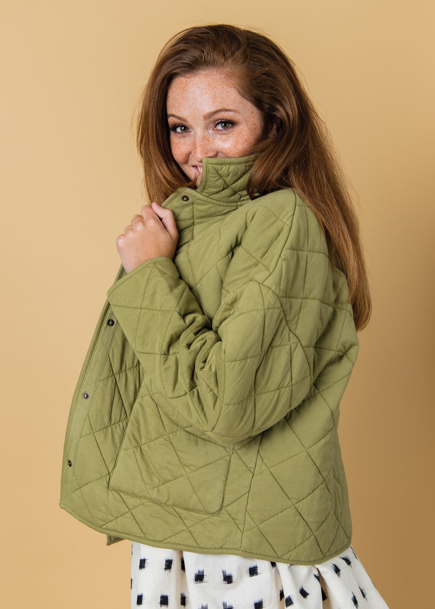 Countryside Quilted Jacket - Olive Oil