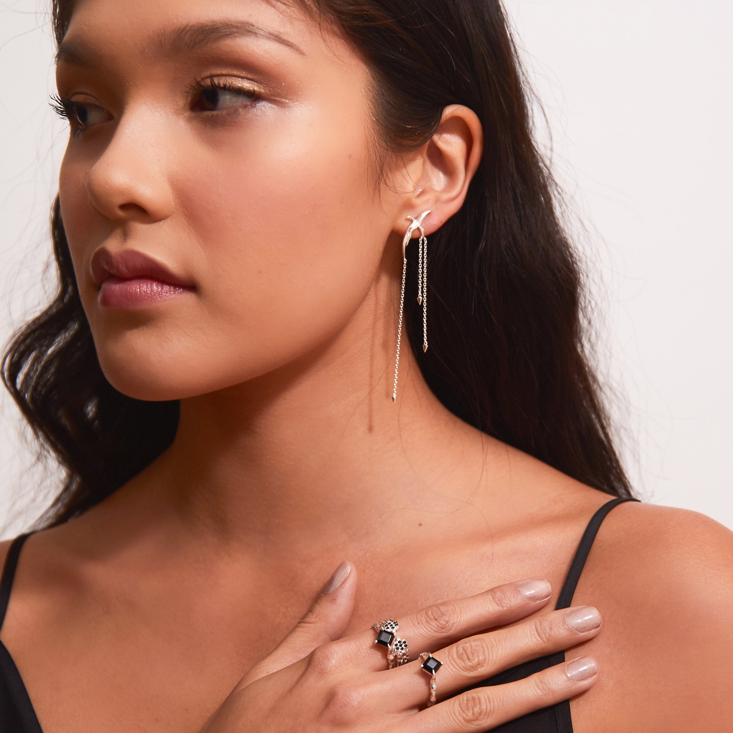 silver cocktail ring