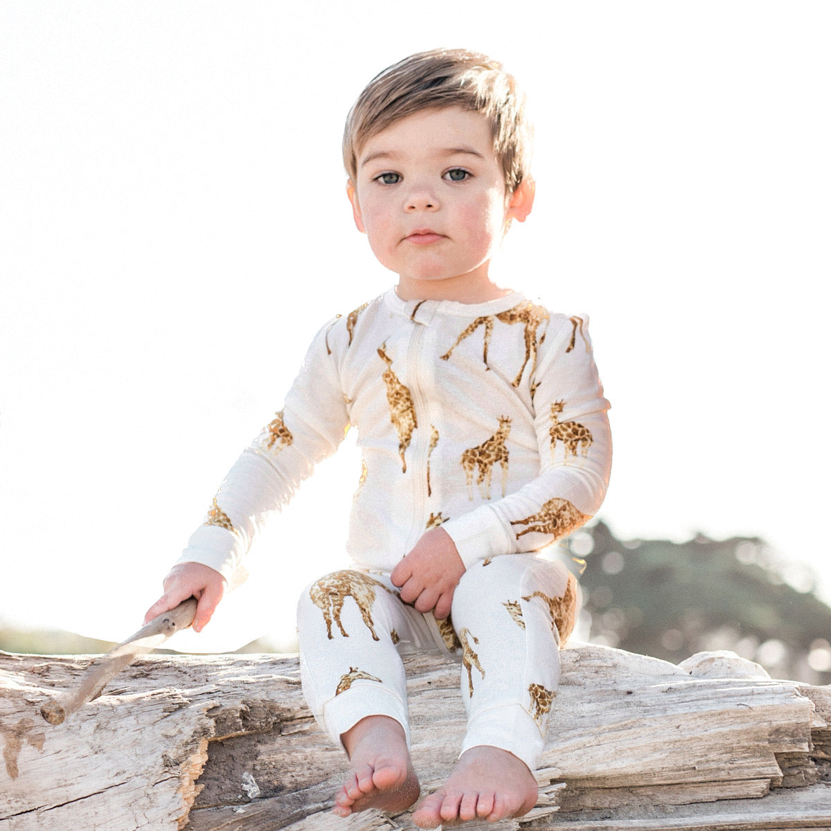 Chicken Organic Cotton Zipper Pajama