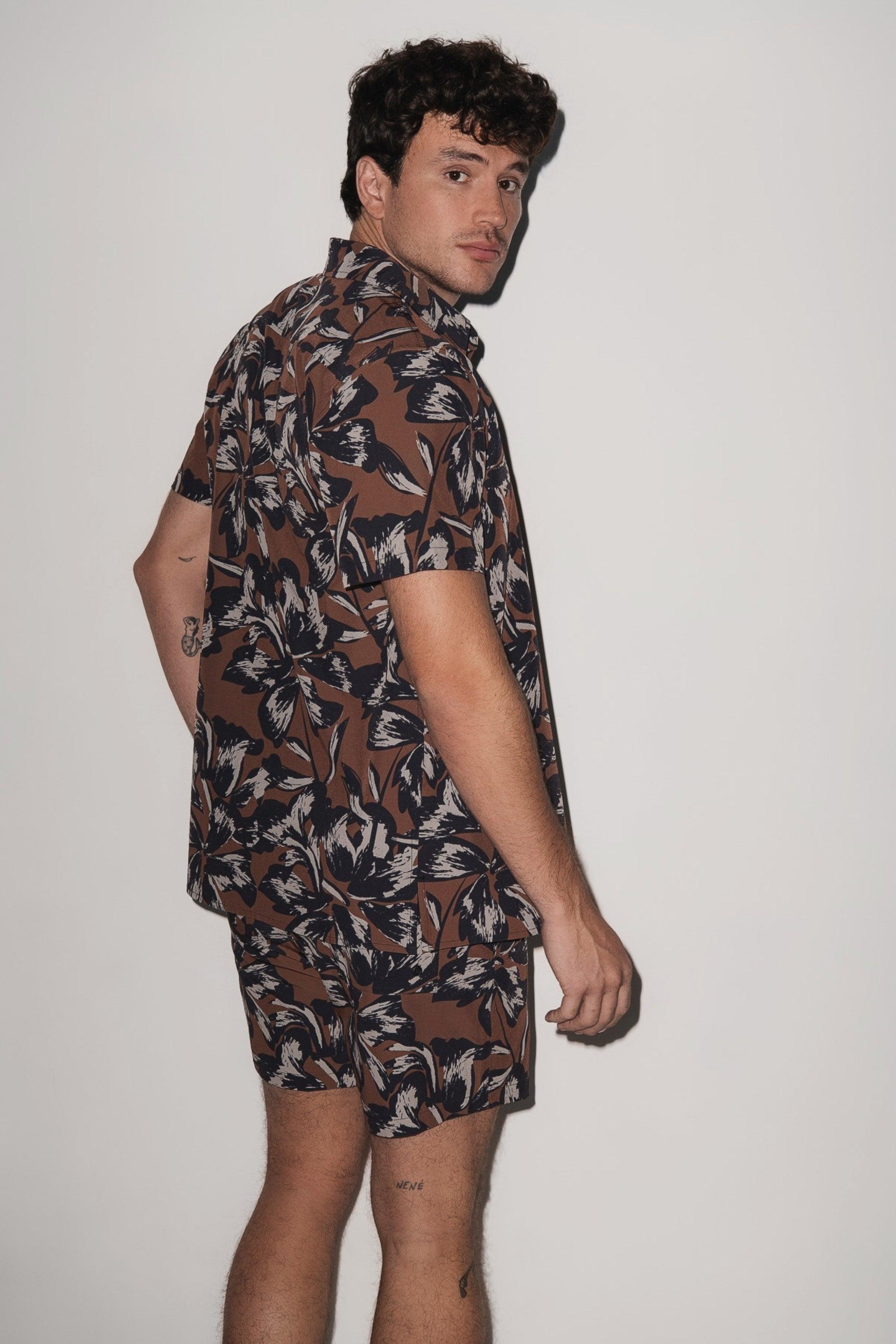 Todos Santos Classic Shirt (Tobacco Flower)