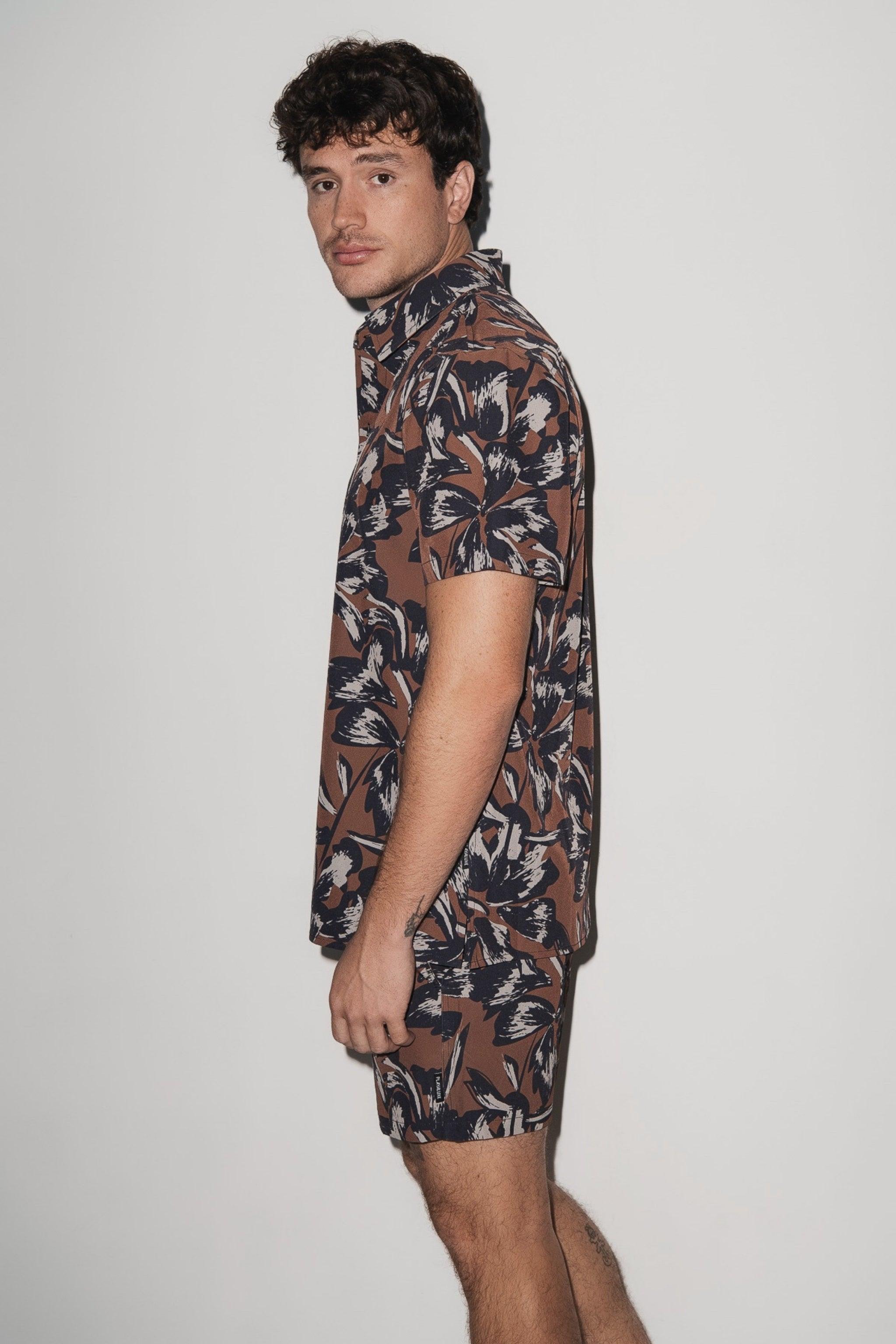 Todos Santos Classic Shirt (Tobacco Flower)