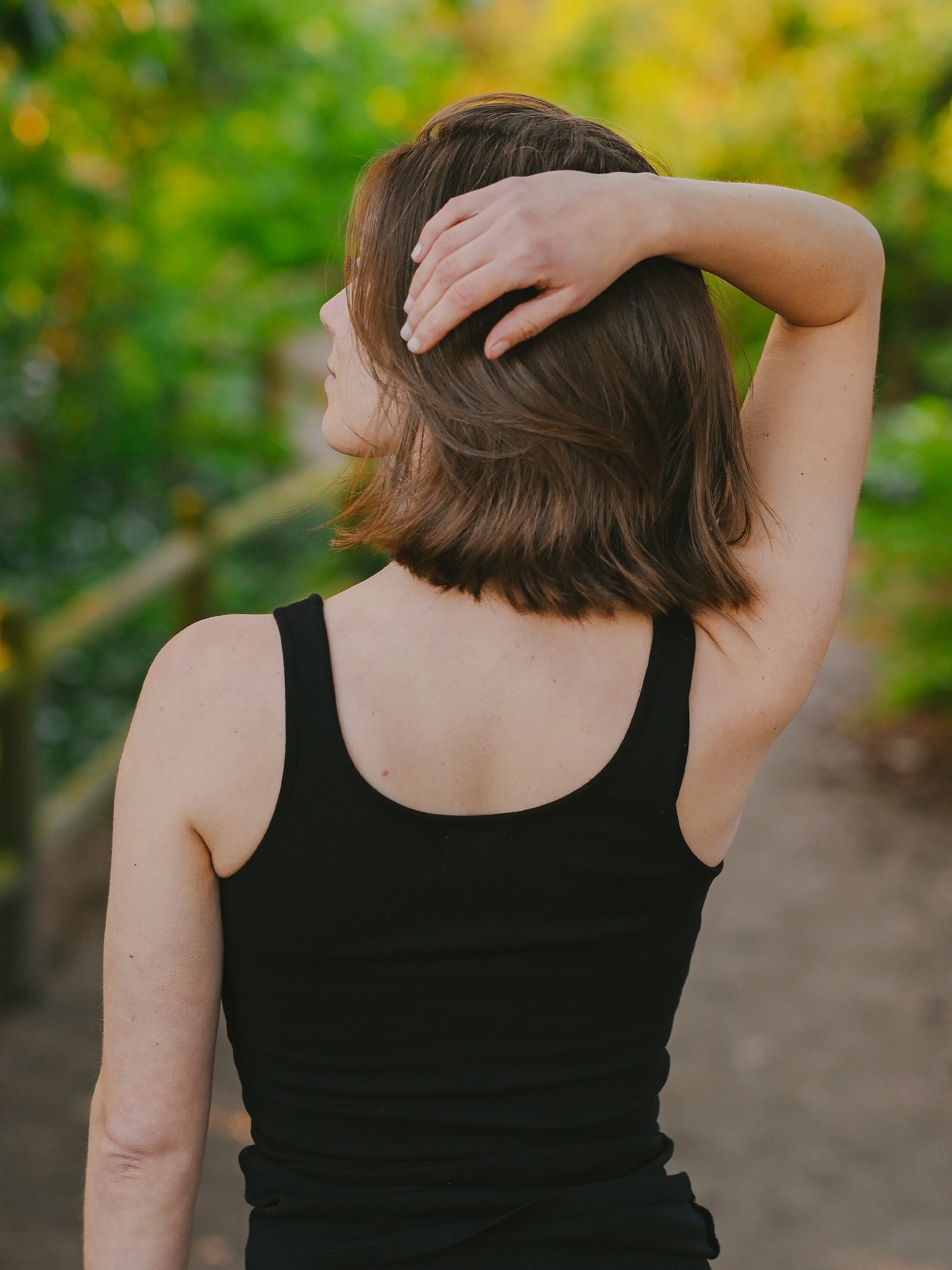 PlantTec™ Organic Compression Tank | Eclipse, a Organic Activewear by Happy Earth Apparel