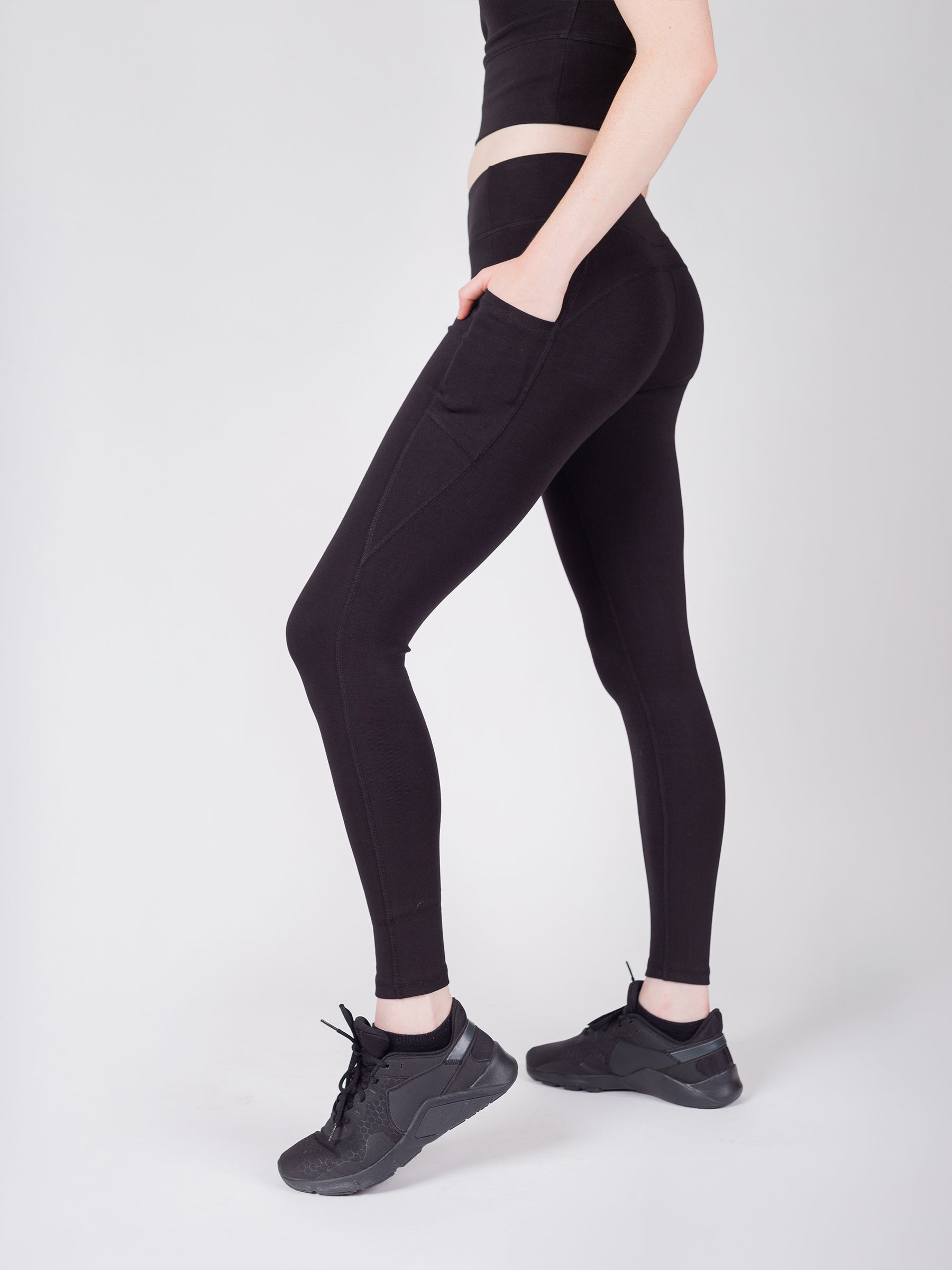 PlantTec™ Organic Leggings | Eclipse (Copy), a Organic Activewear by Happy Earth Apparel