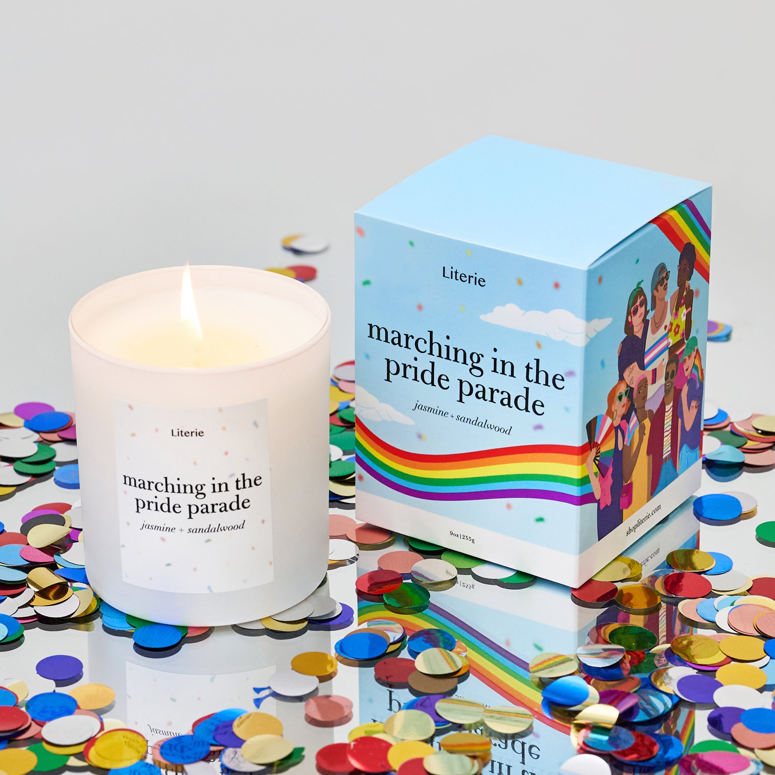 Marching in the Pride Parade