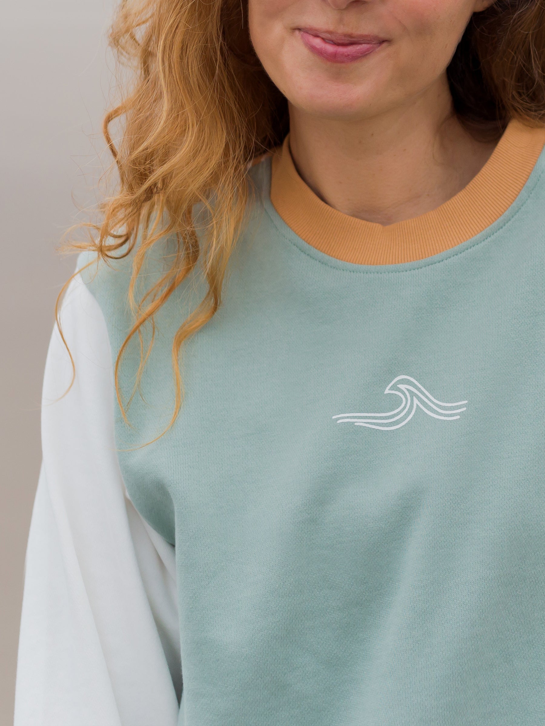 Rolling Seas Pullover, a Organic Sweatshirt by Happy Earth Apparel