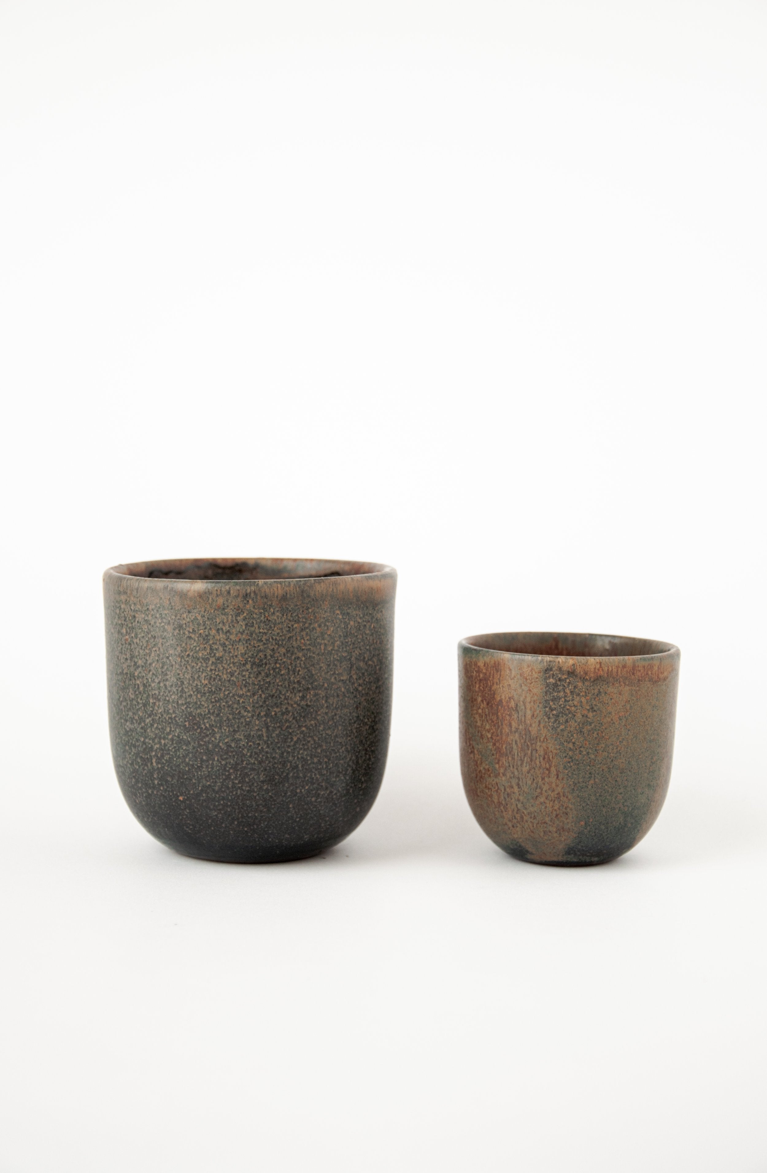 Stoneware Espresso Coffee Cup (Rust)