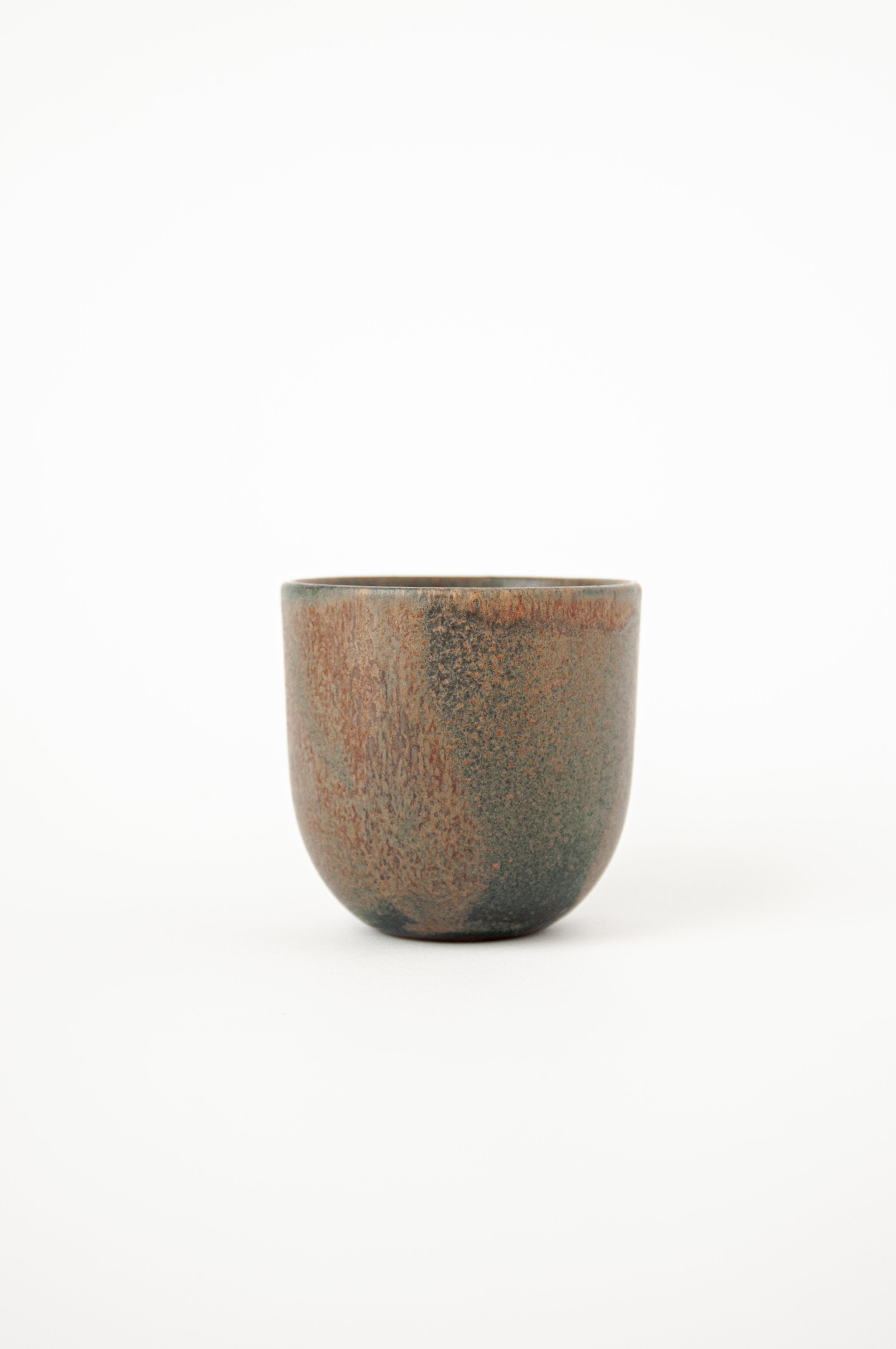 Stoneware Espresso Coffee Cup (Rust)
