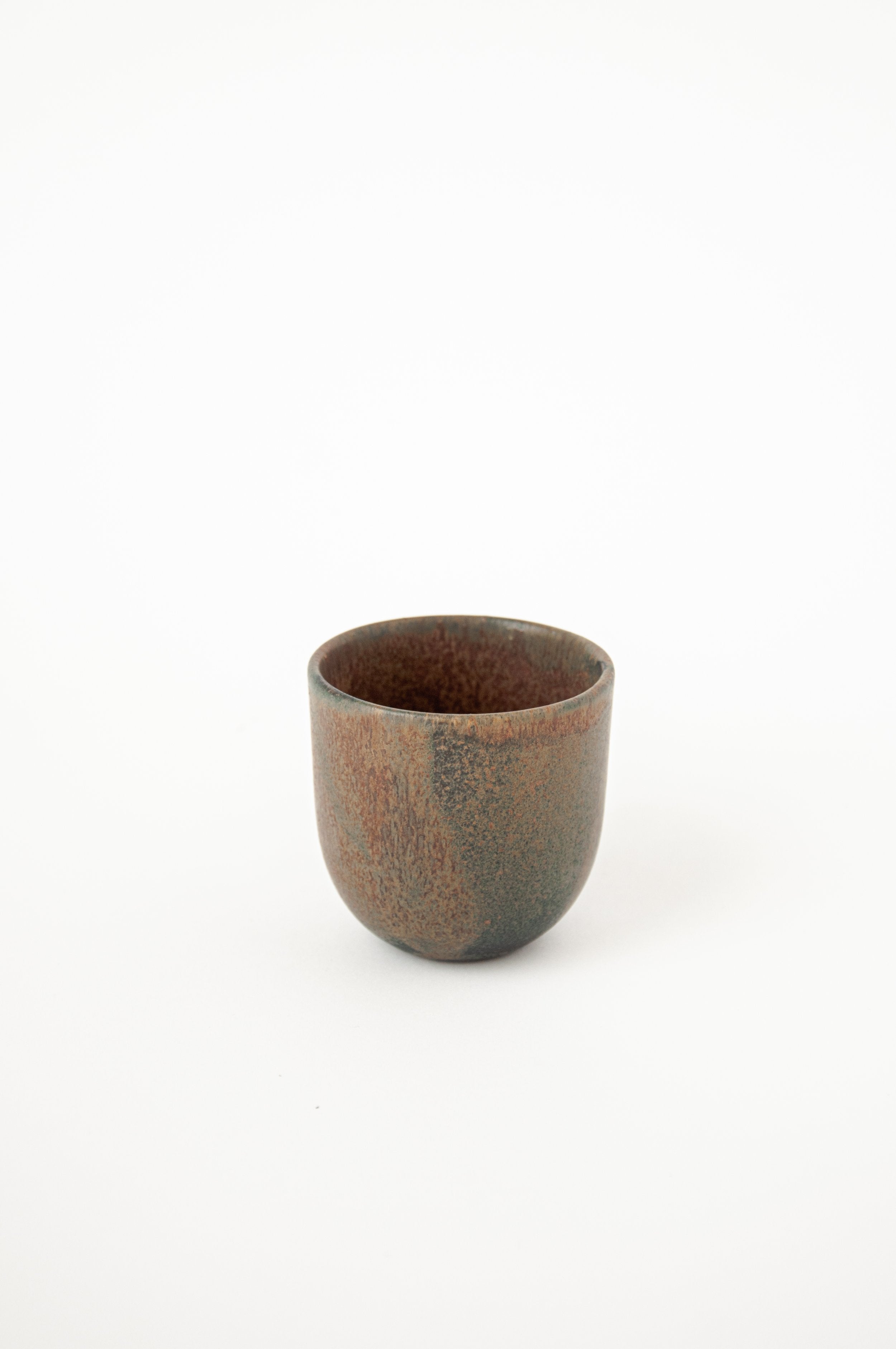 Stoneware Espresso Coffee Cup (Rust)