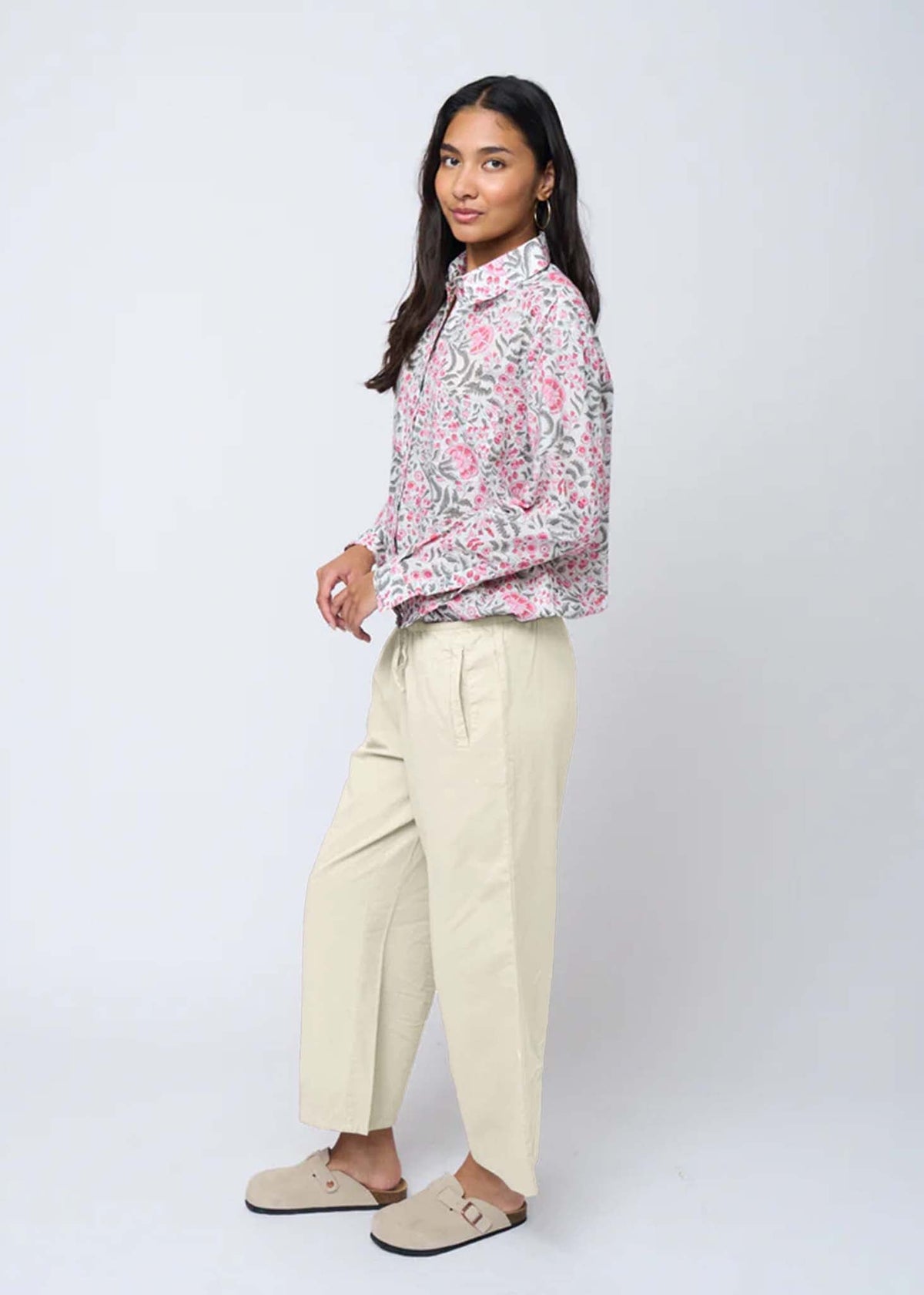 Shore Pant (Ecru Twill)