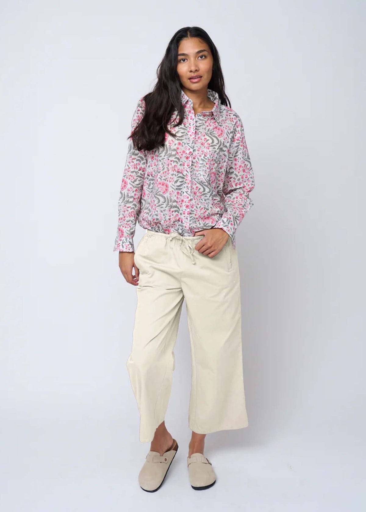 Shore Pant (Ecru Twill)