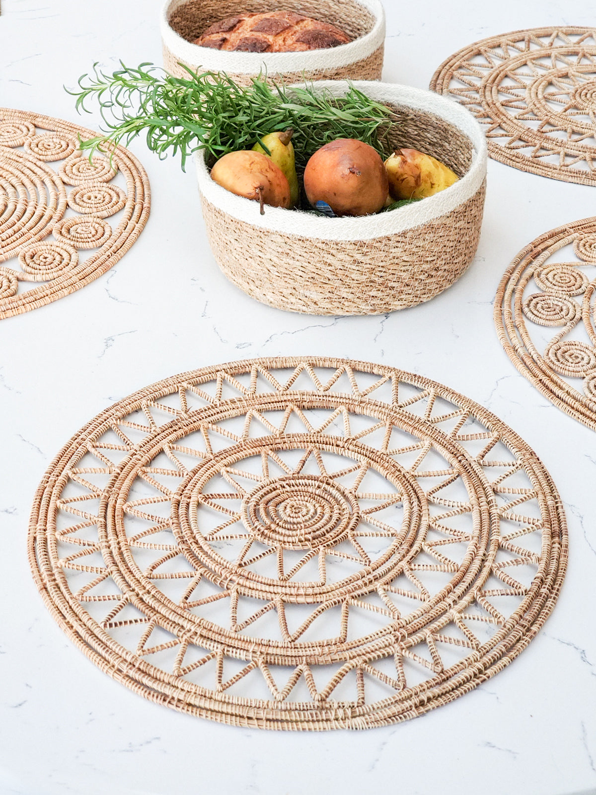 Roda Woven Placemat Set of 2 (Natural)