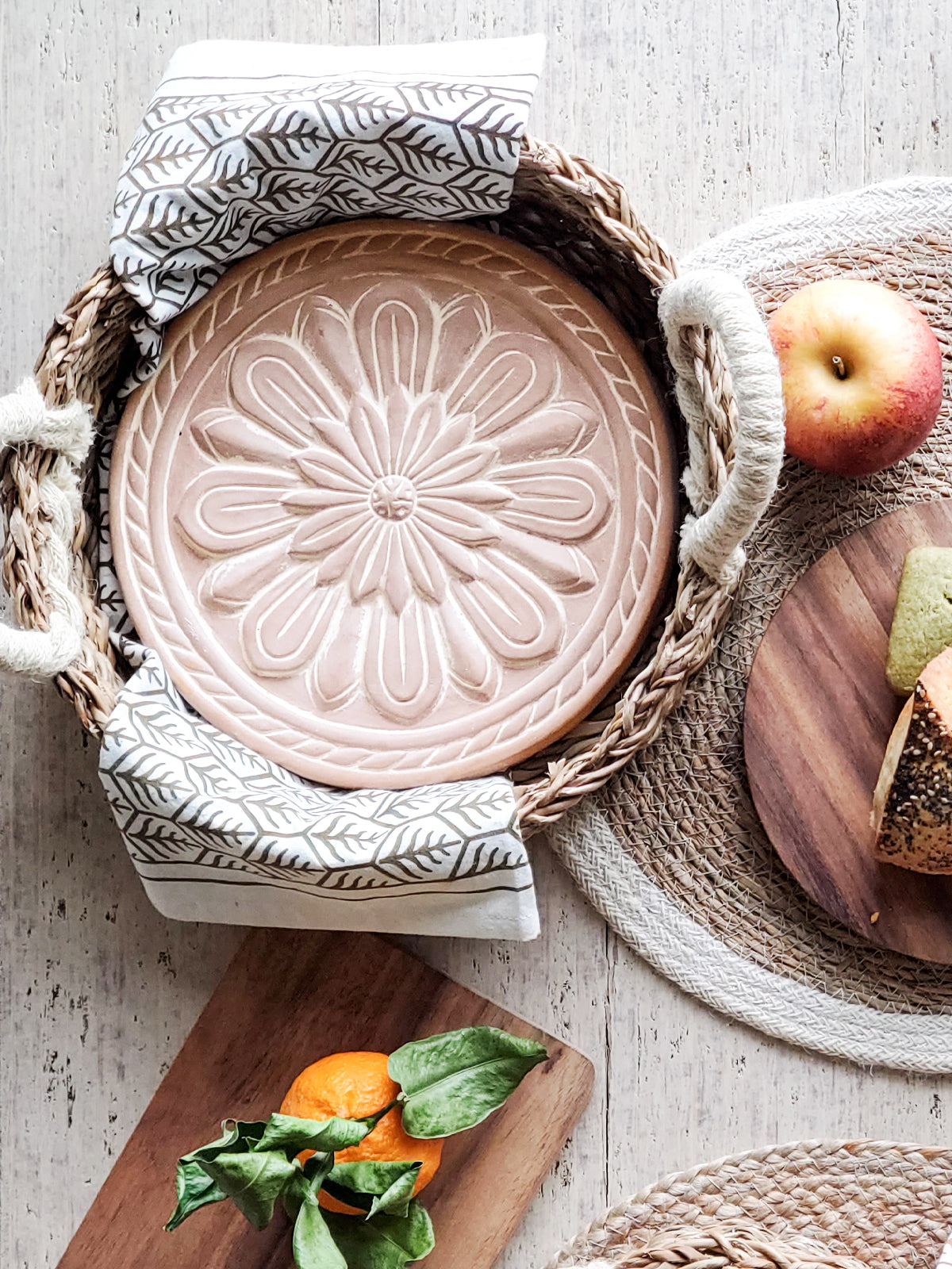 Bread Warmer Gift Set (Vintage Flower)