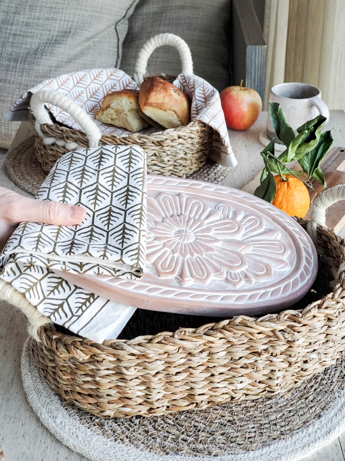 Bread Warmer Gift Set (Flower)