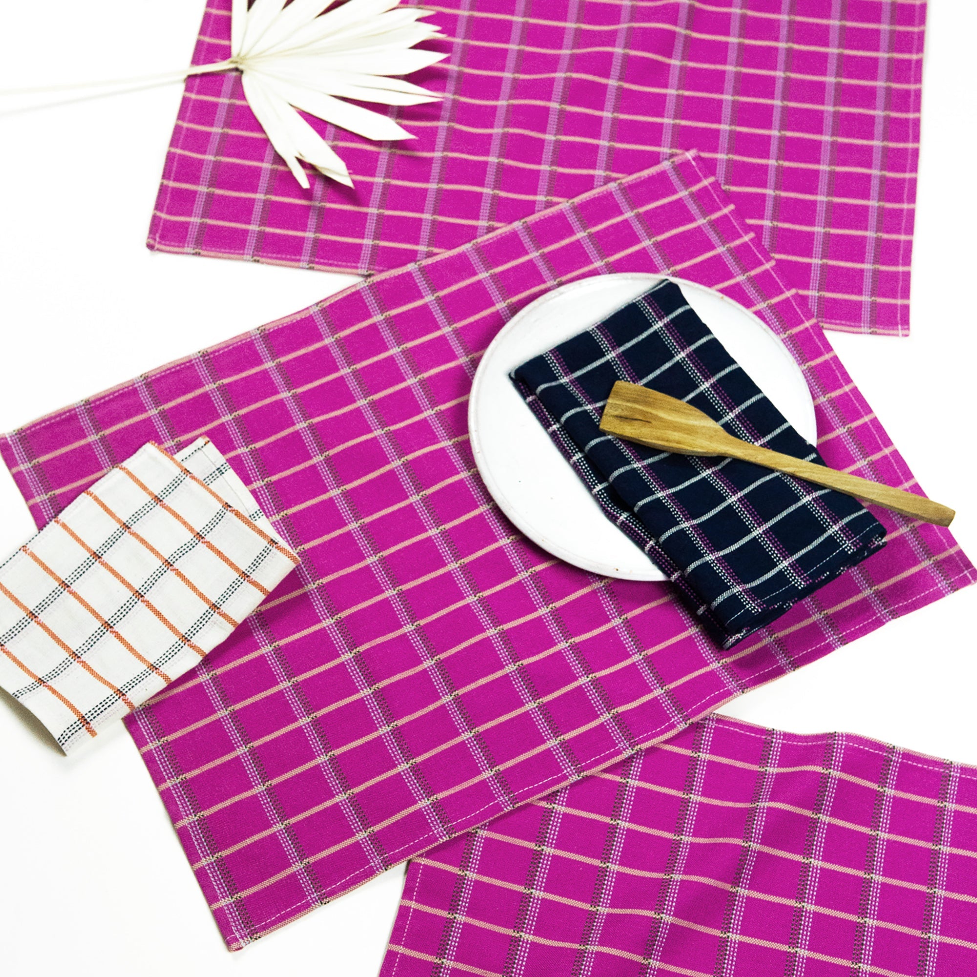 San Lucas Plaid Pink Placemat