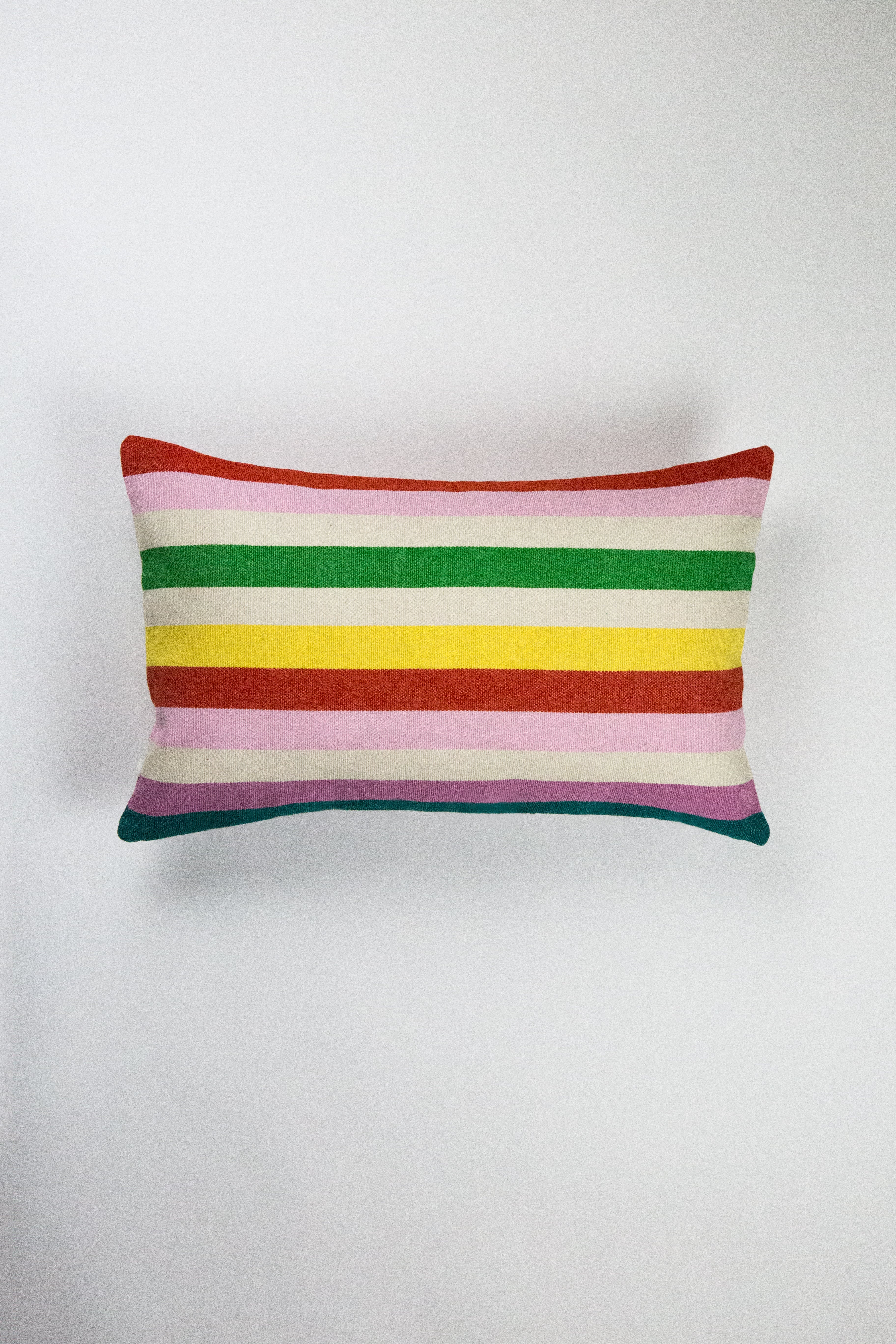 Santiago Rainbow Grid Pillow