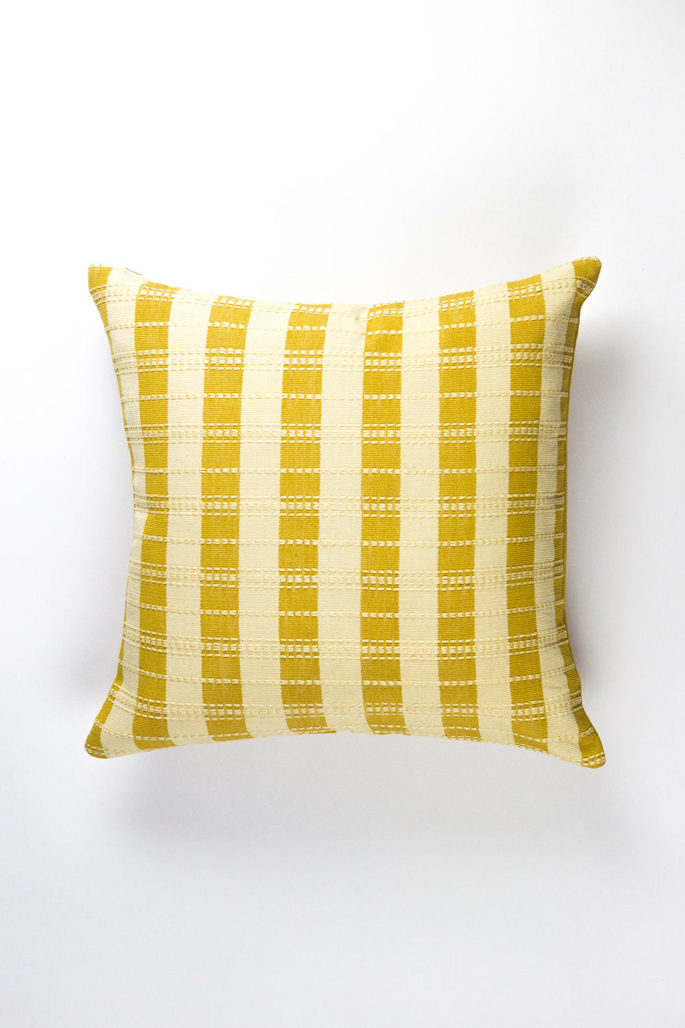 Santiago Grid Pillow (Butter)