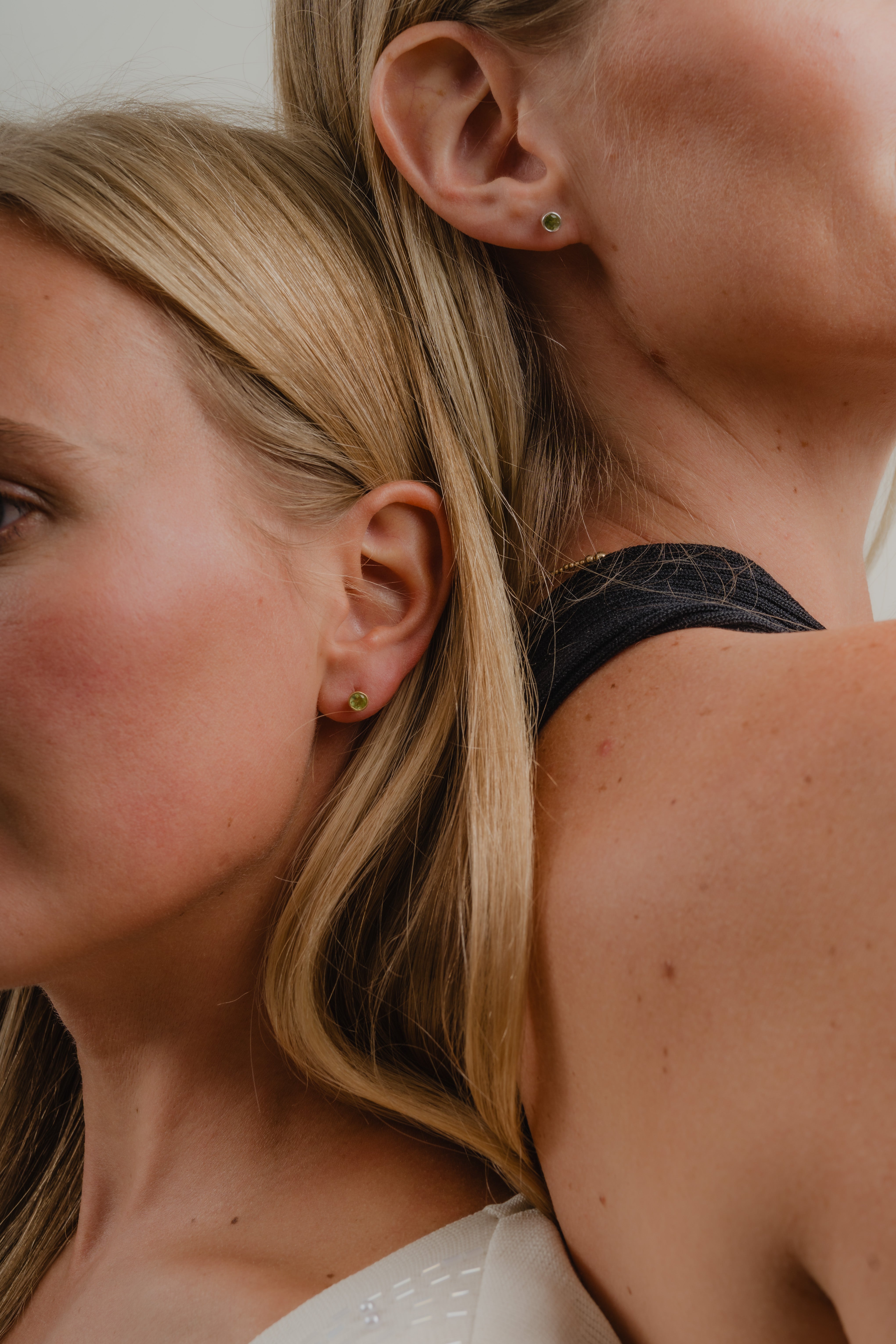 Peridot Stud Earring