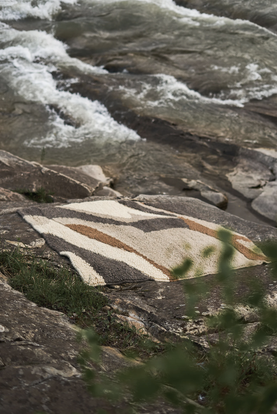 Wool Area Rug (Stone)