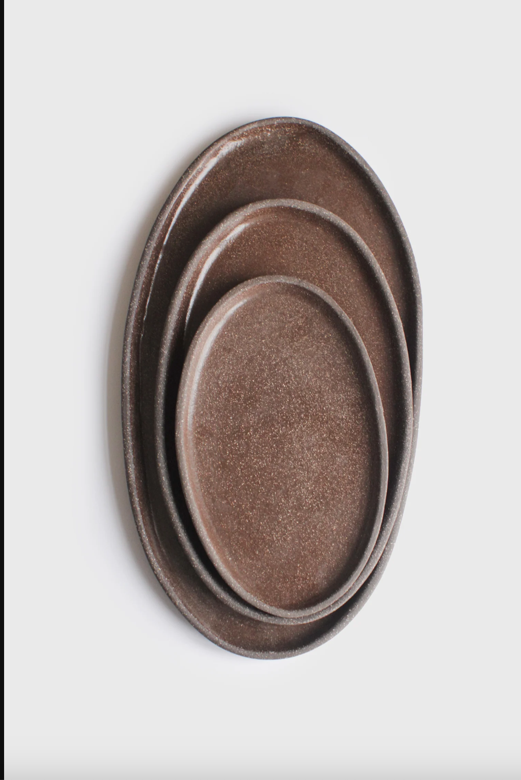 Stoneware Oval Serving Platter (Pumpernikel)